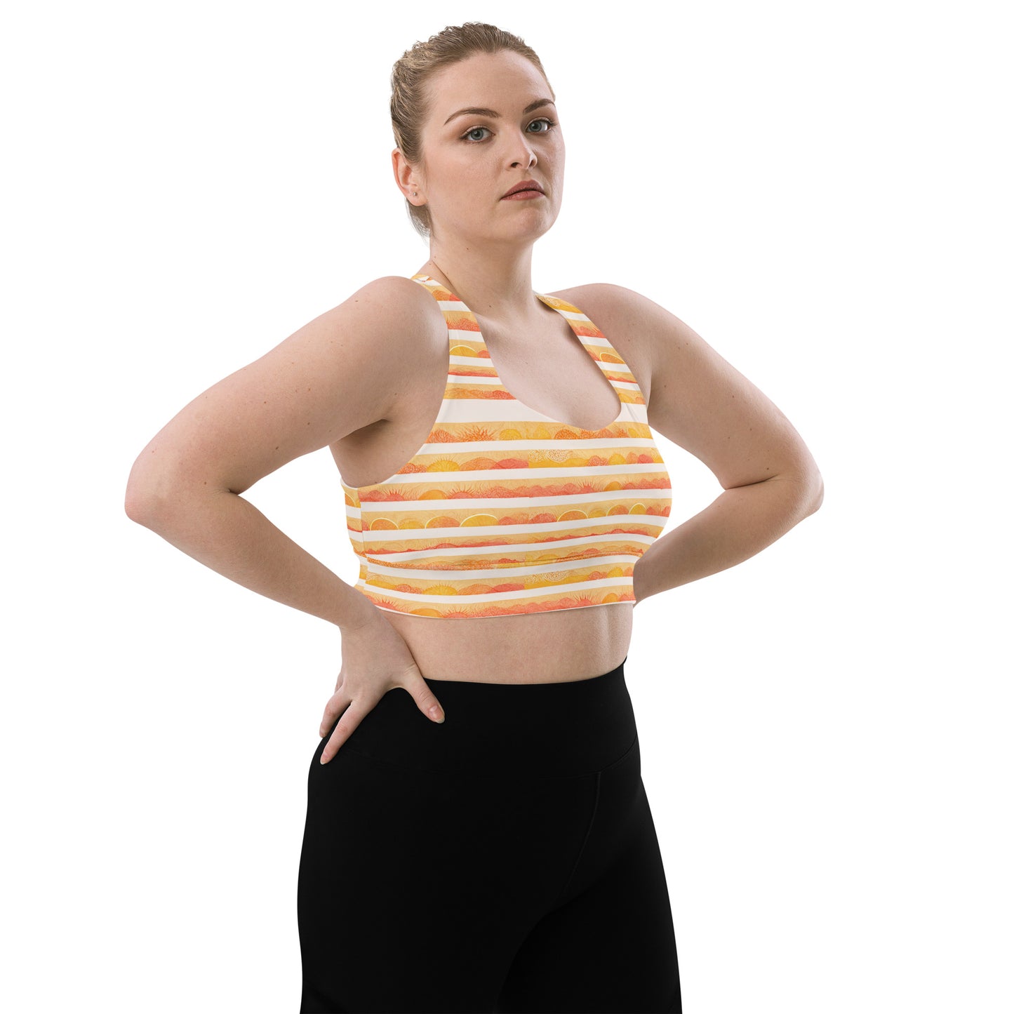 Rising Sun Longline sports bra