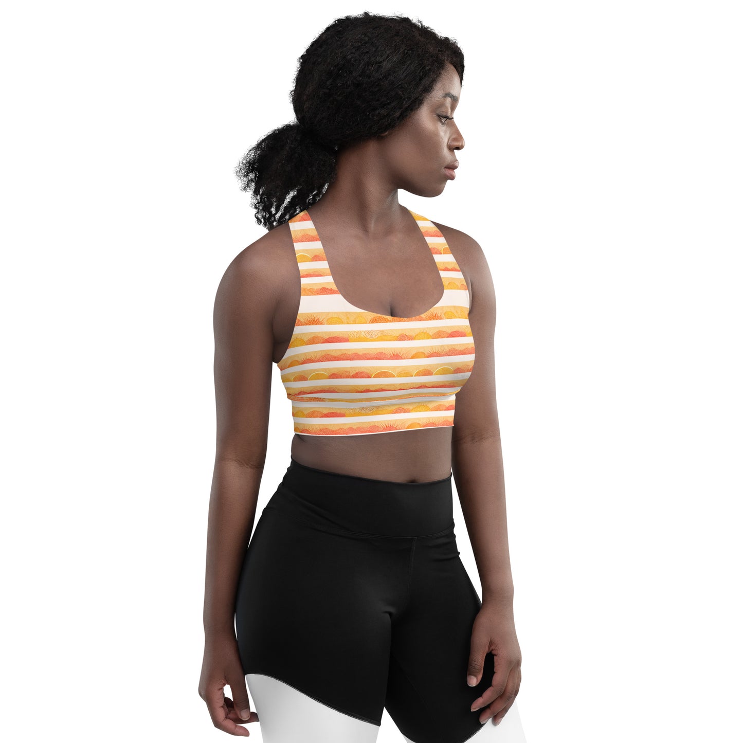 Rising Sun Longline sports bra