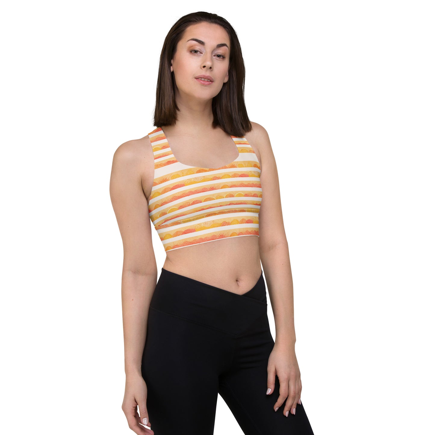 Rising Sun Longline sports bra