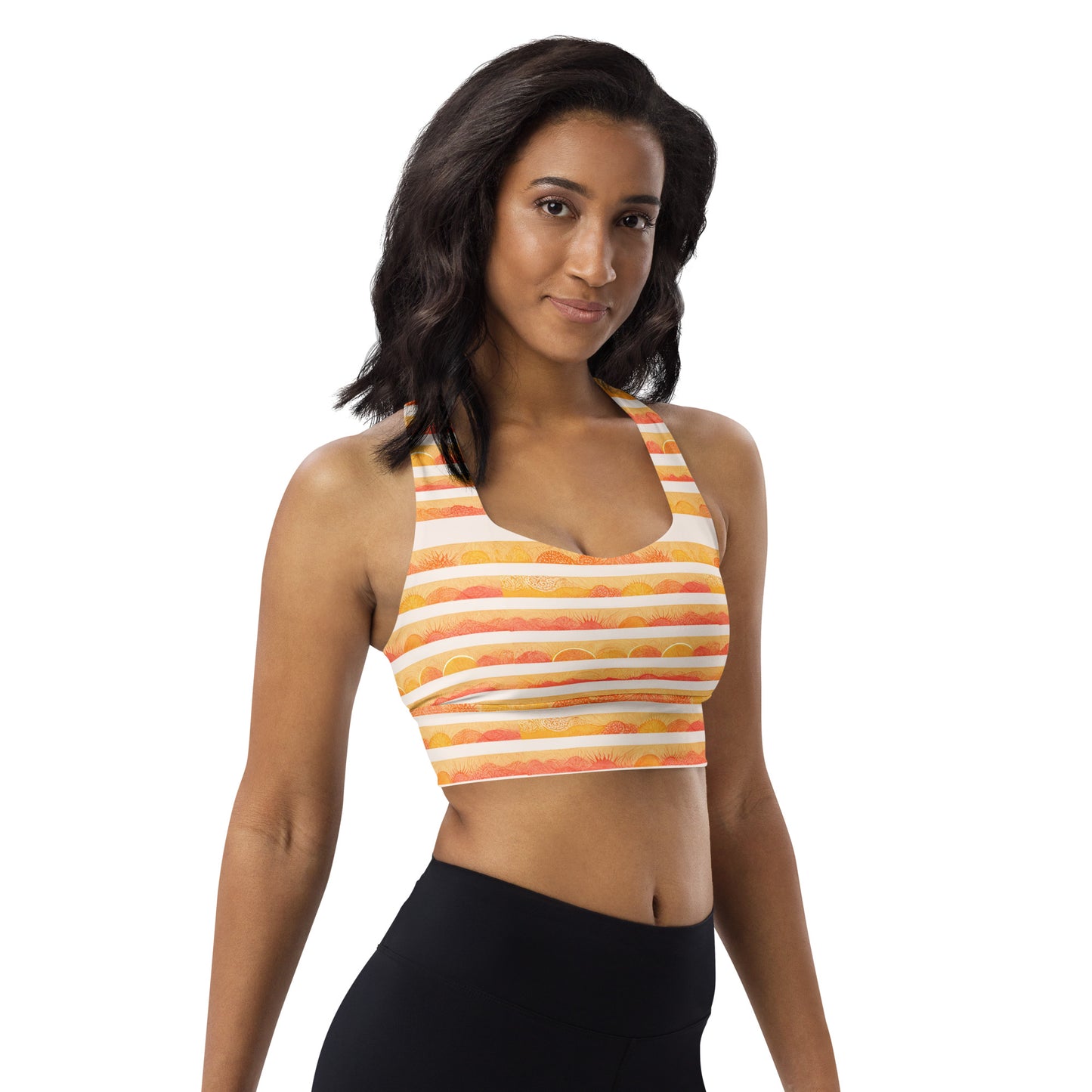 Rising Sun Longline sports bra