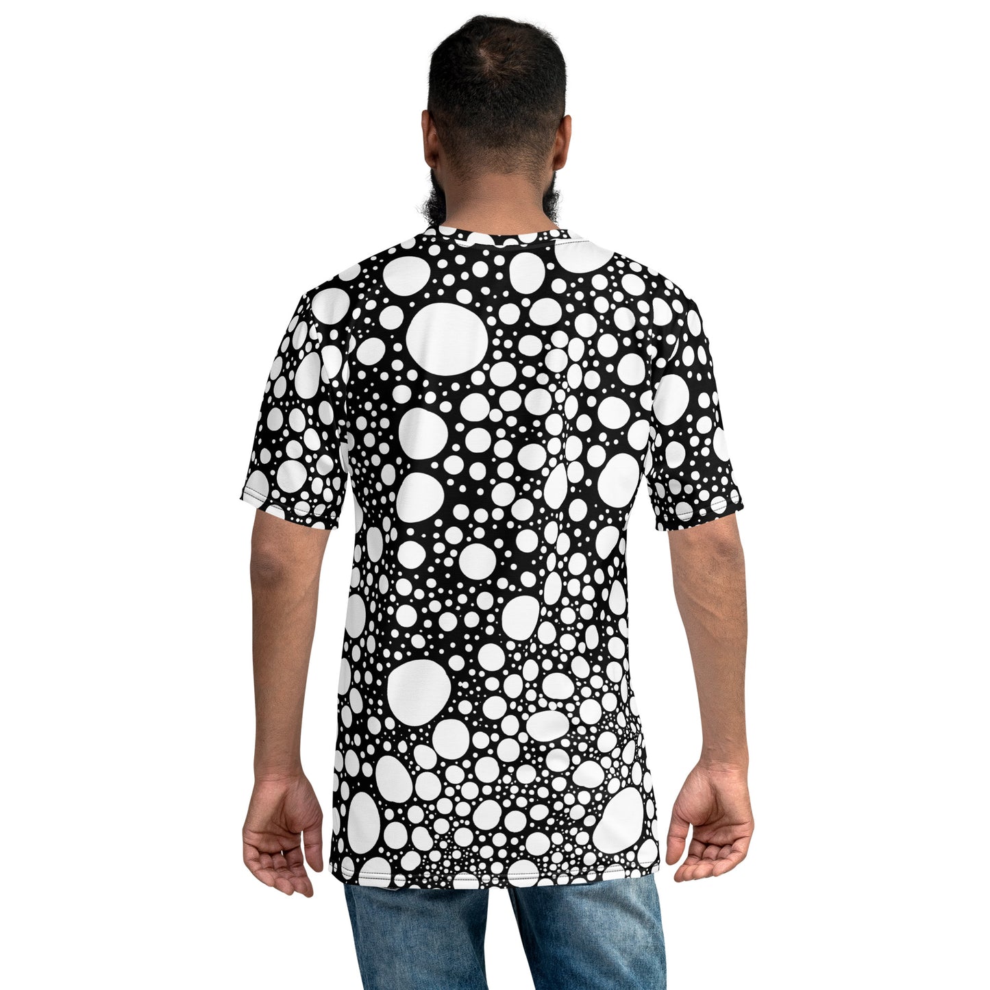 Blanca Ink Spots on Black Men's t-shirt