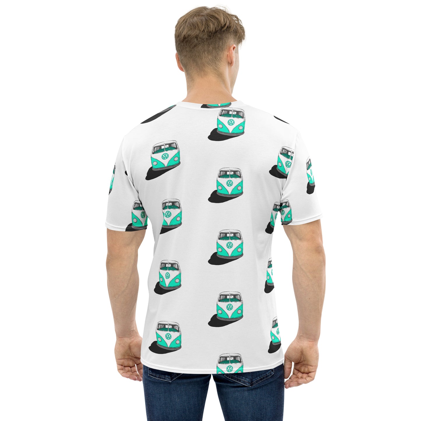 Teal VW Van Men's t-shirt