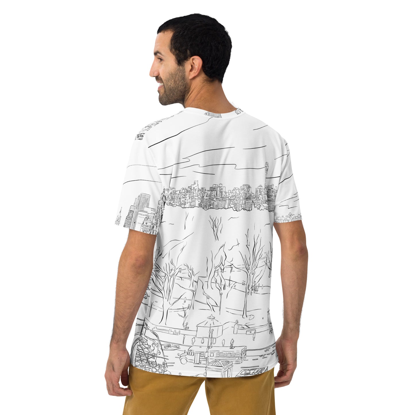 Central Park & Columbus Circle from Dizzy’s NYC Men's t-shirt