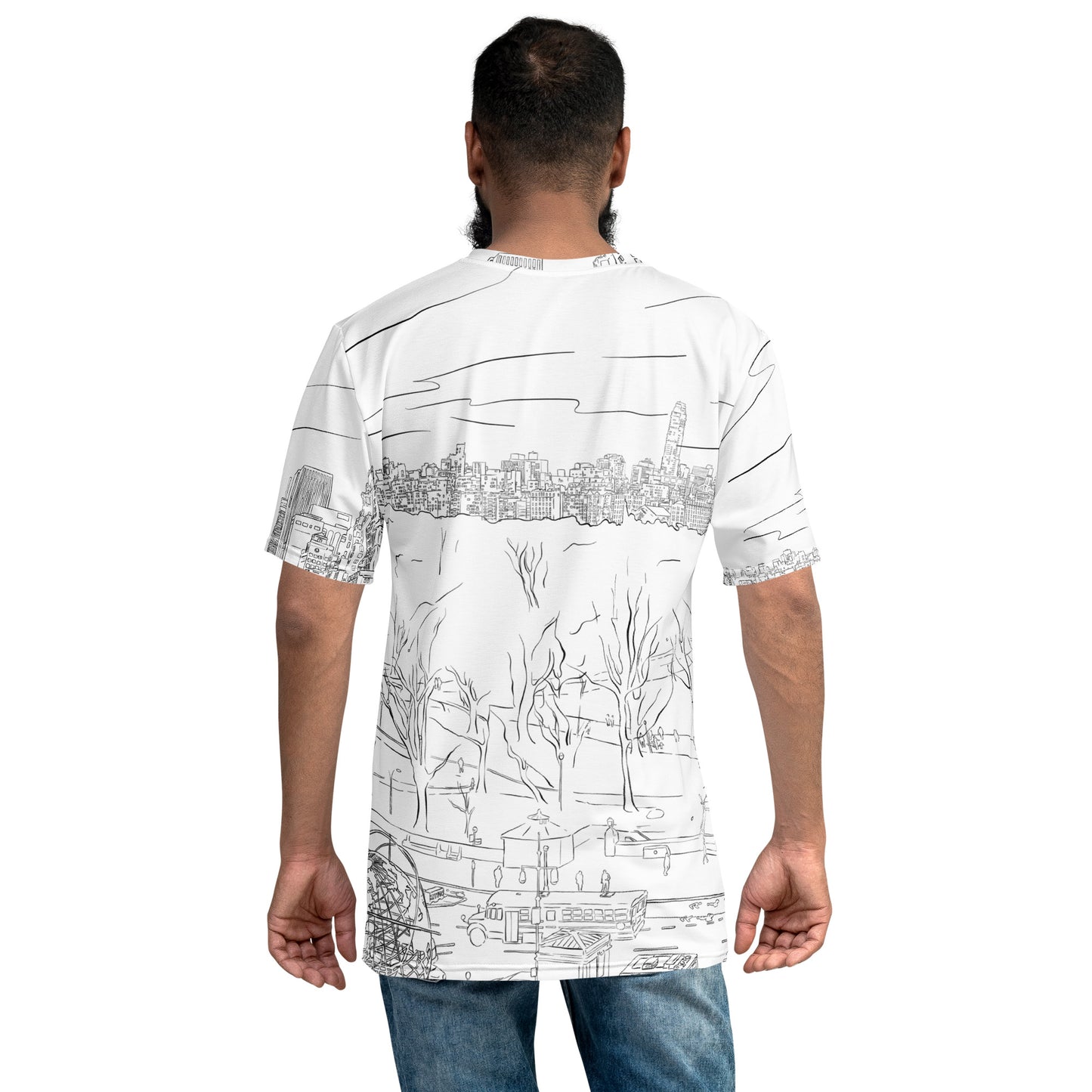 Central Park & Columbus Circle from Dizzy’s NYC Men's t-shirt