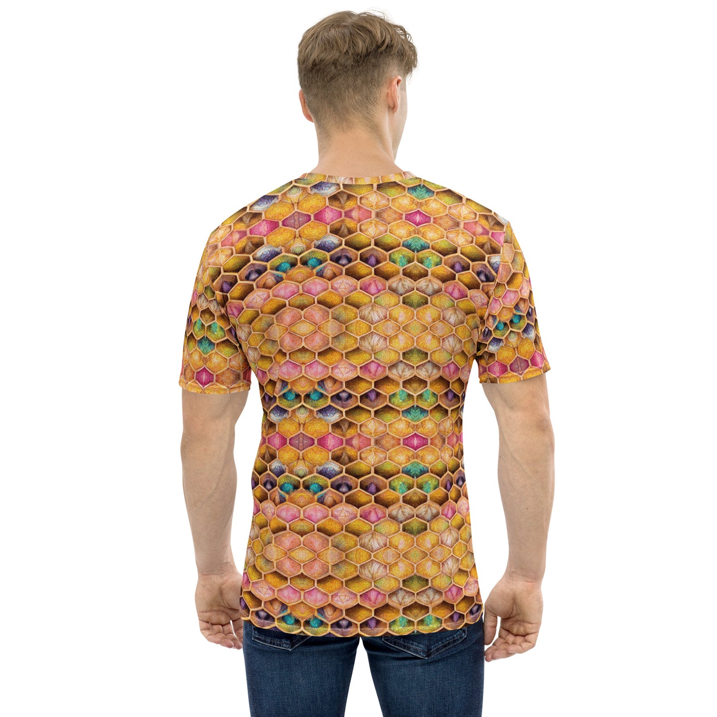 Rainbow Hive Radiance Men's t-shirt