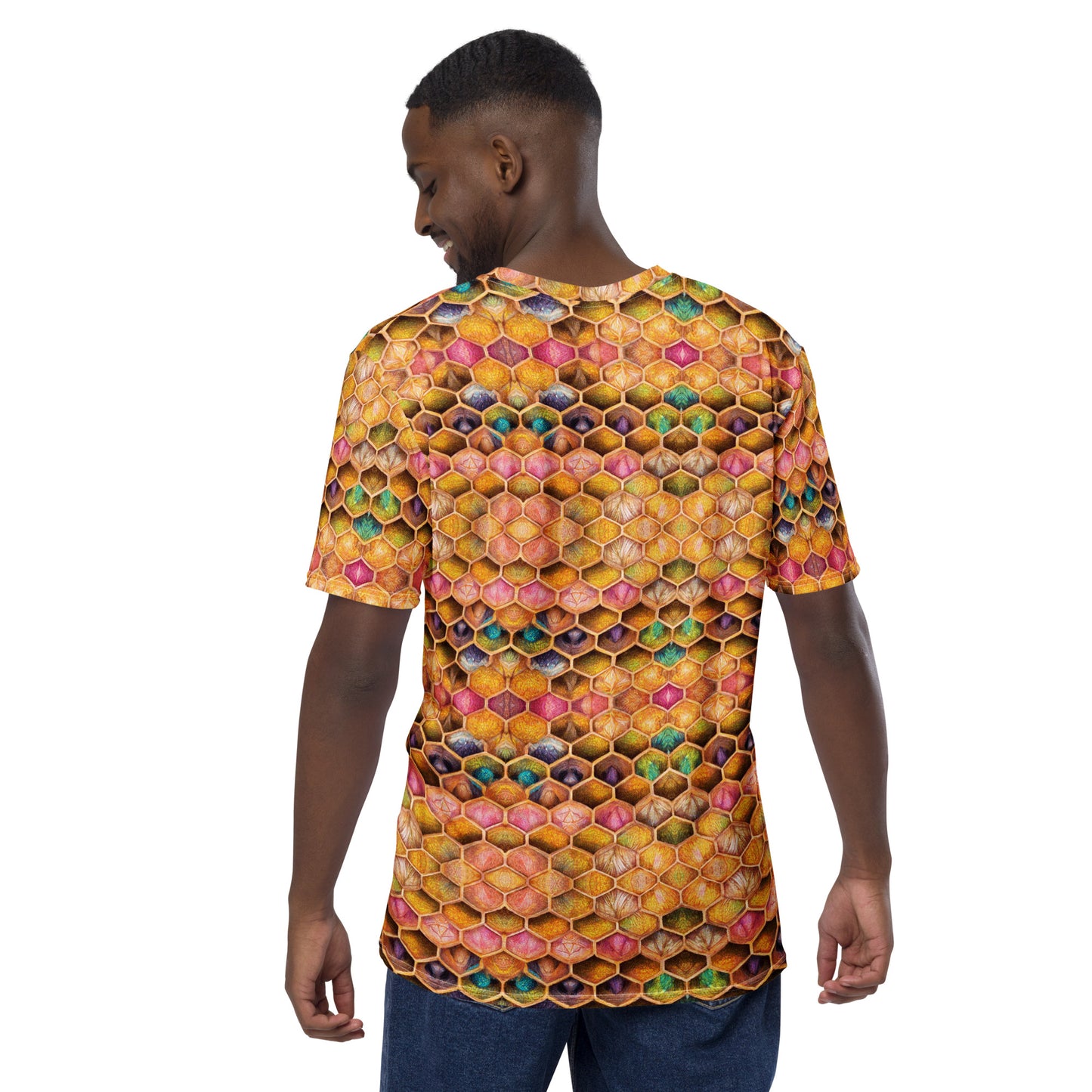 Rainbow Hive Radiance Men's t-shirt