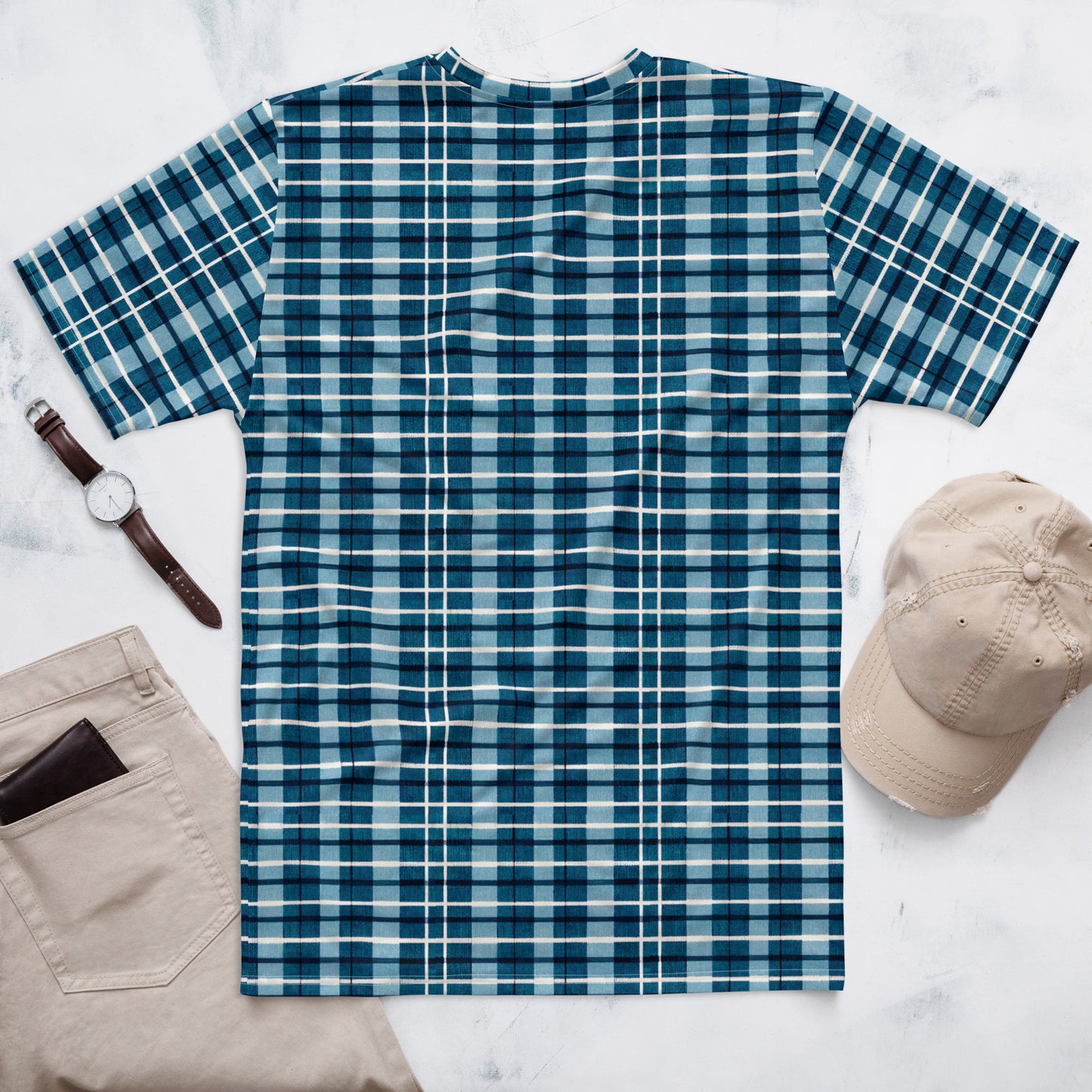 Scotsman’s Skyward Plaid Men's t-shirt