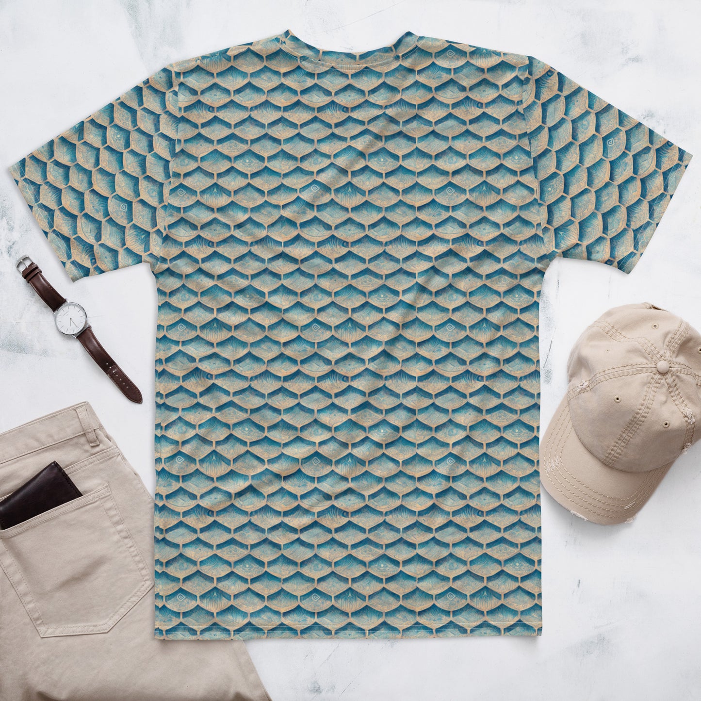 Seafoam Scales Men's t-shirt