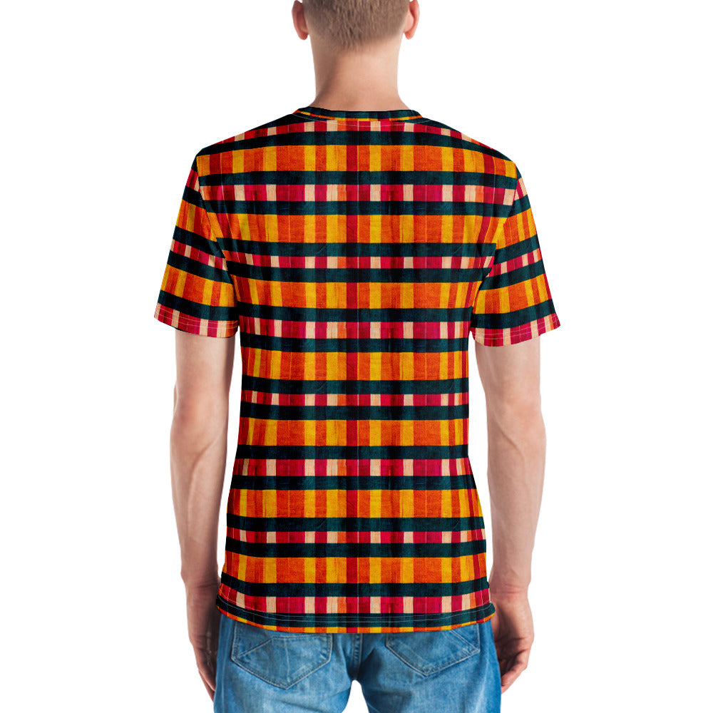 Tropical Fiesta Plaid Men's t-shirt