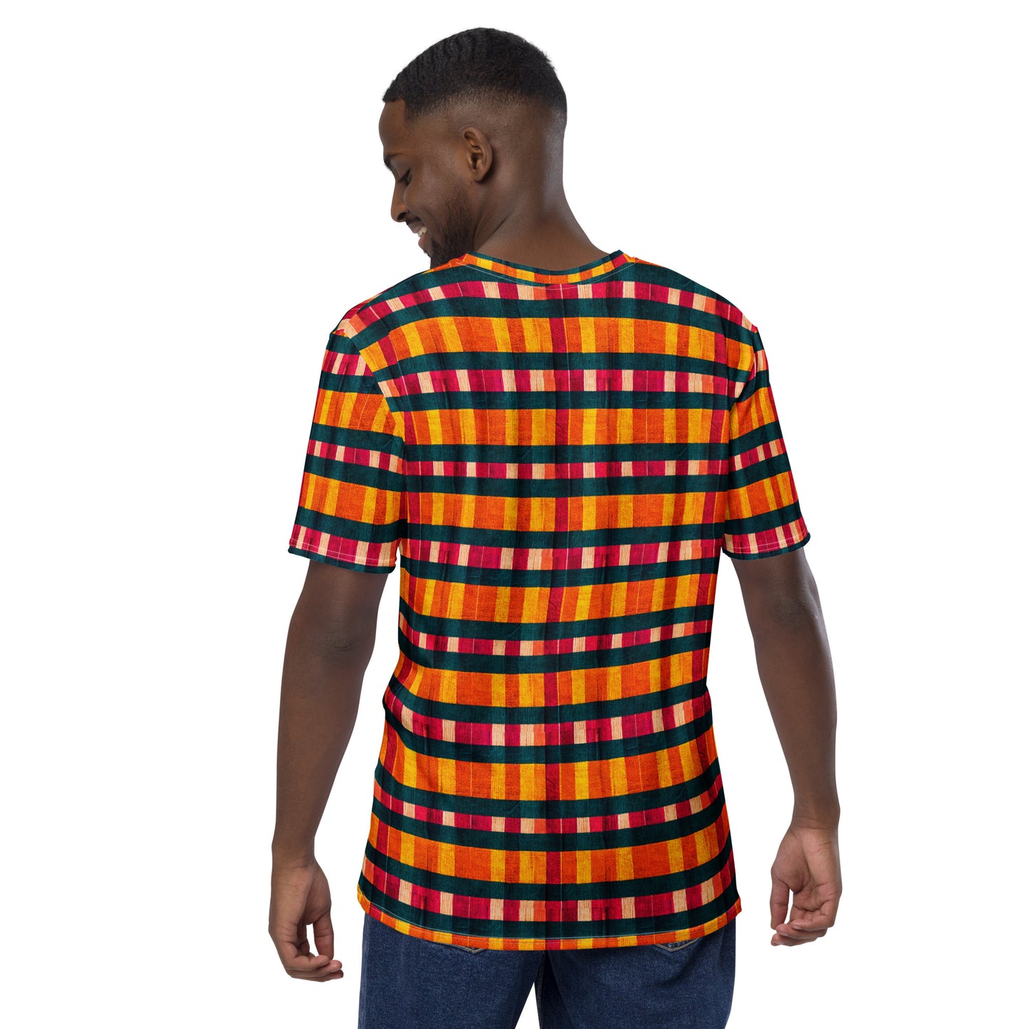 Tropical Fiesta Plaid Men's t-shirt