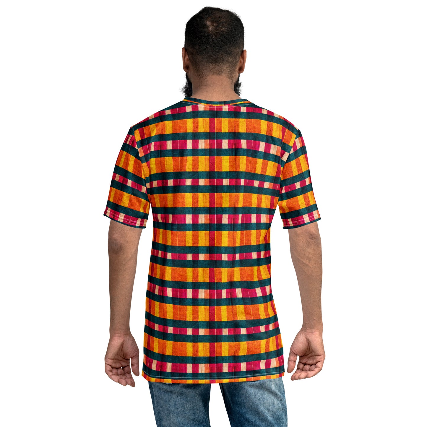 Tropical Fiesta Plaid Men's t-shirt