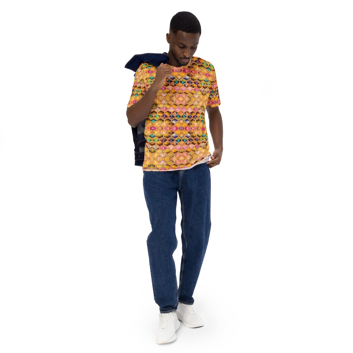 Rainbow Hive Radiance Men's t-shirt