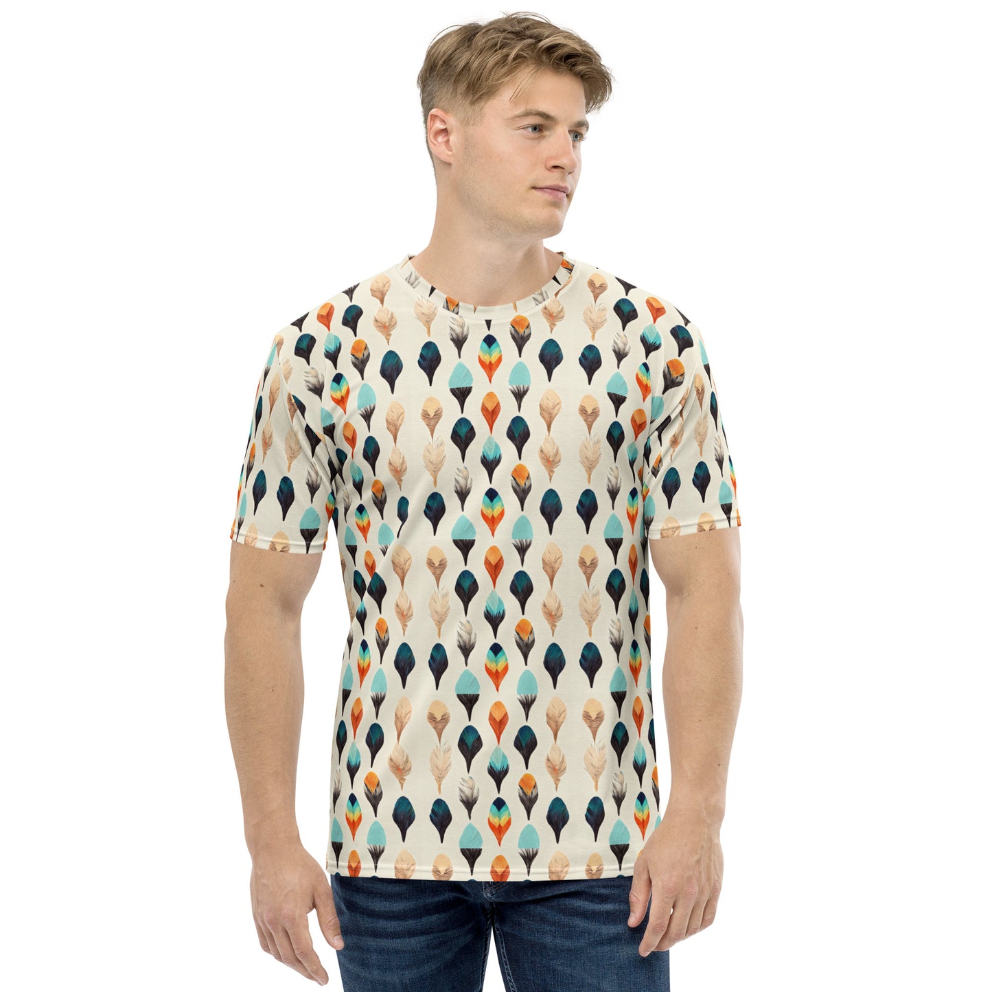 Colorful Plumes Men's t-shirt