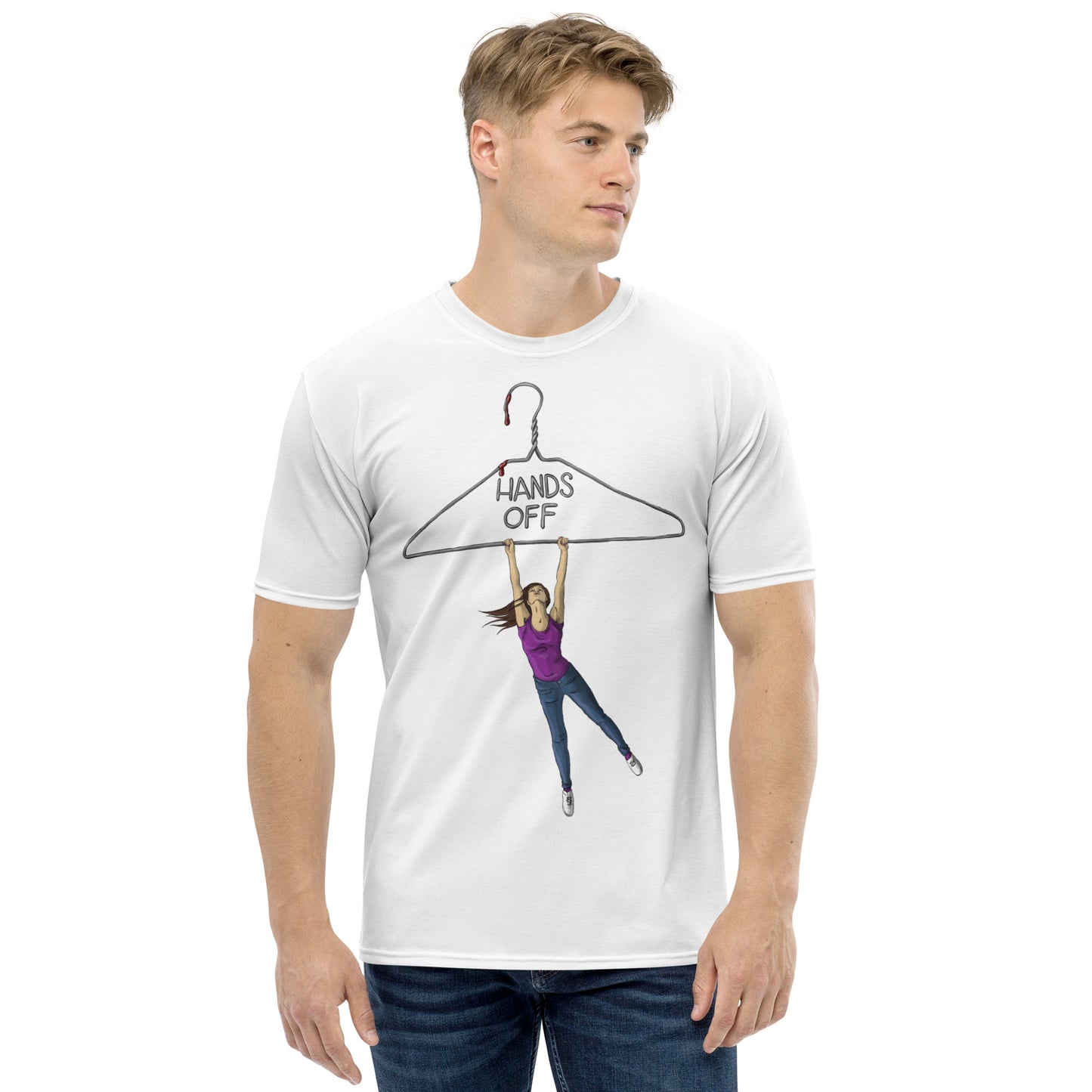 Hands Off Men's t-shirt