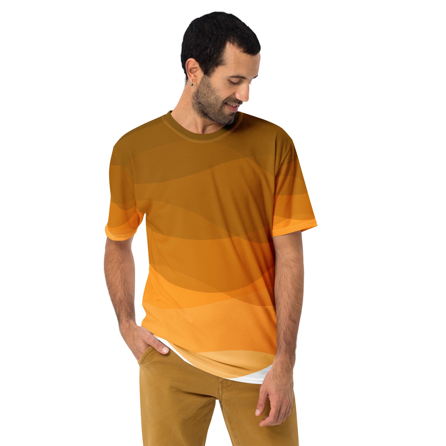 Tangerine Whirlpool Men's t-shirt