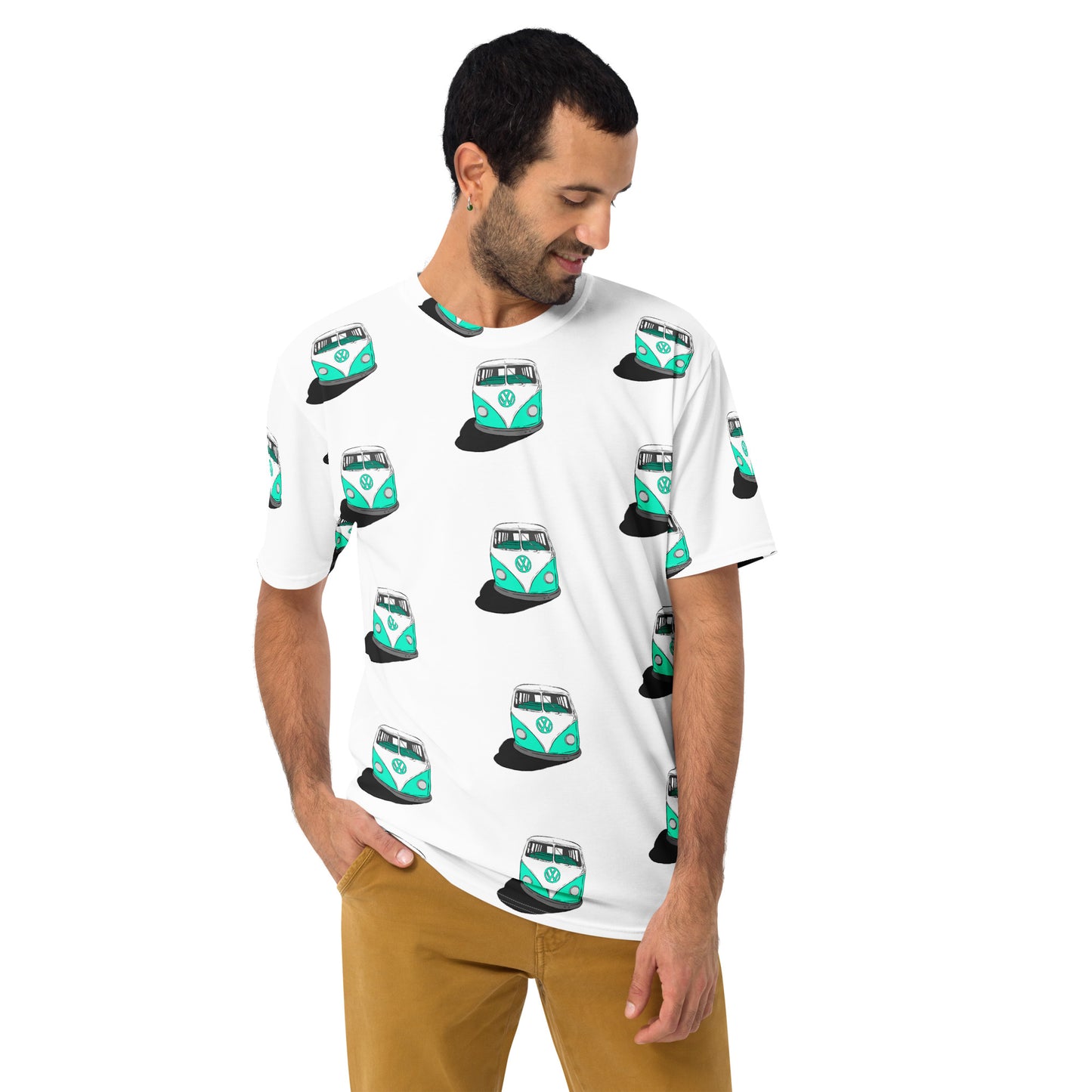 Teal VW Van Men's t-shirt