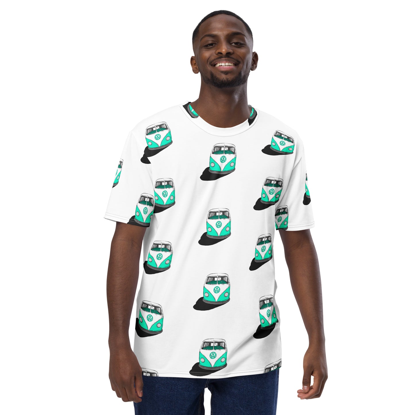 Teal VW Van Men's t-shirt