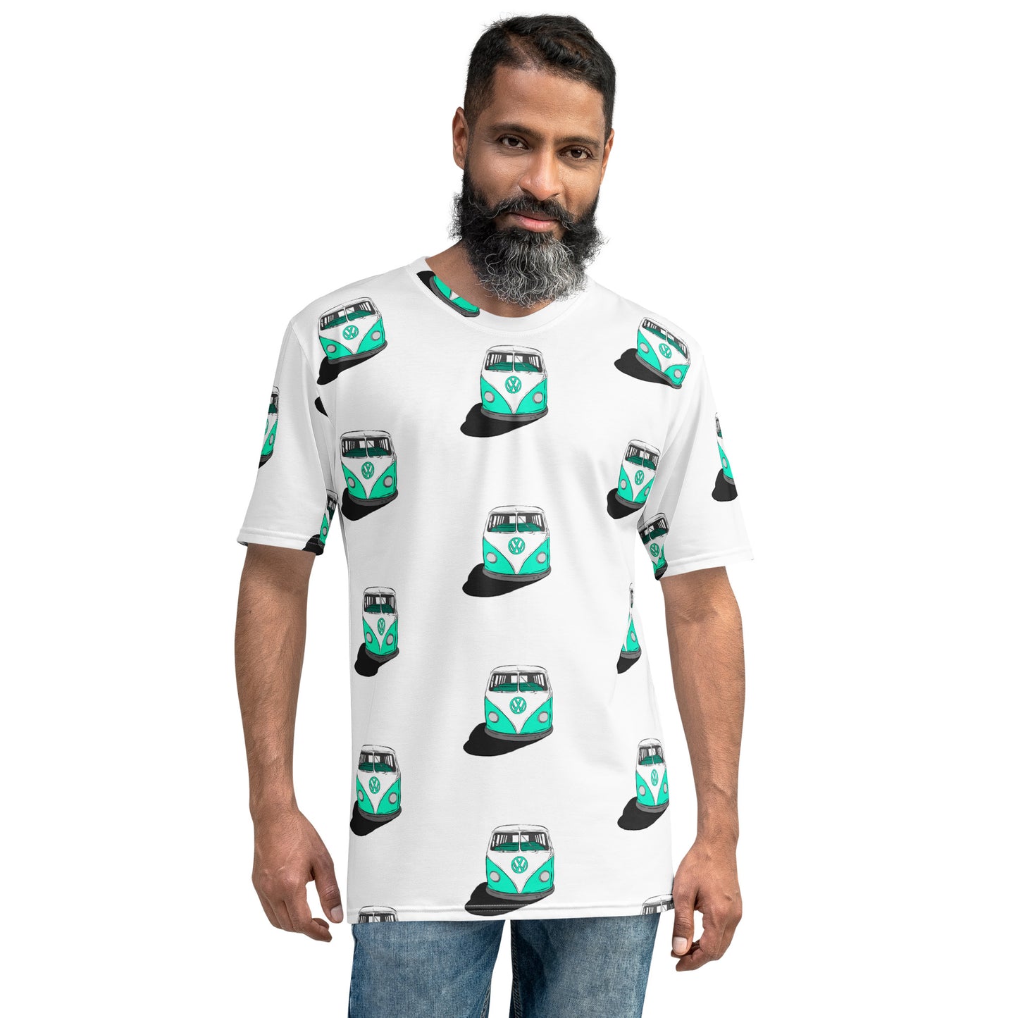 Teal VW Van Men's t-shirt