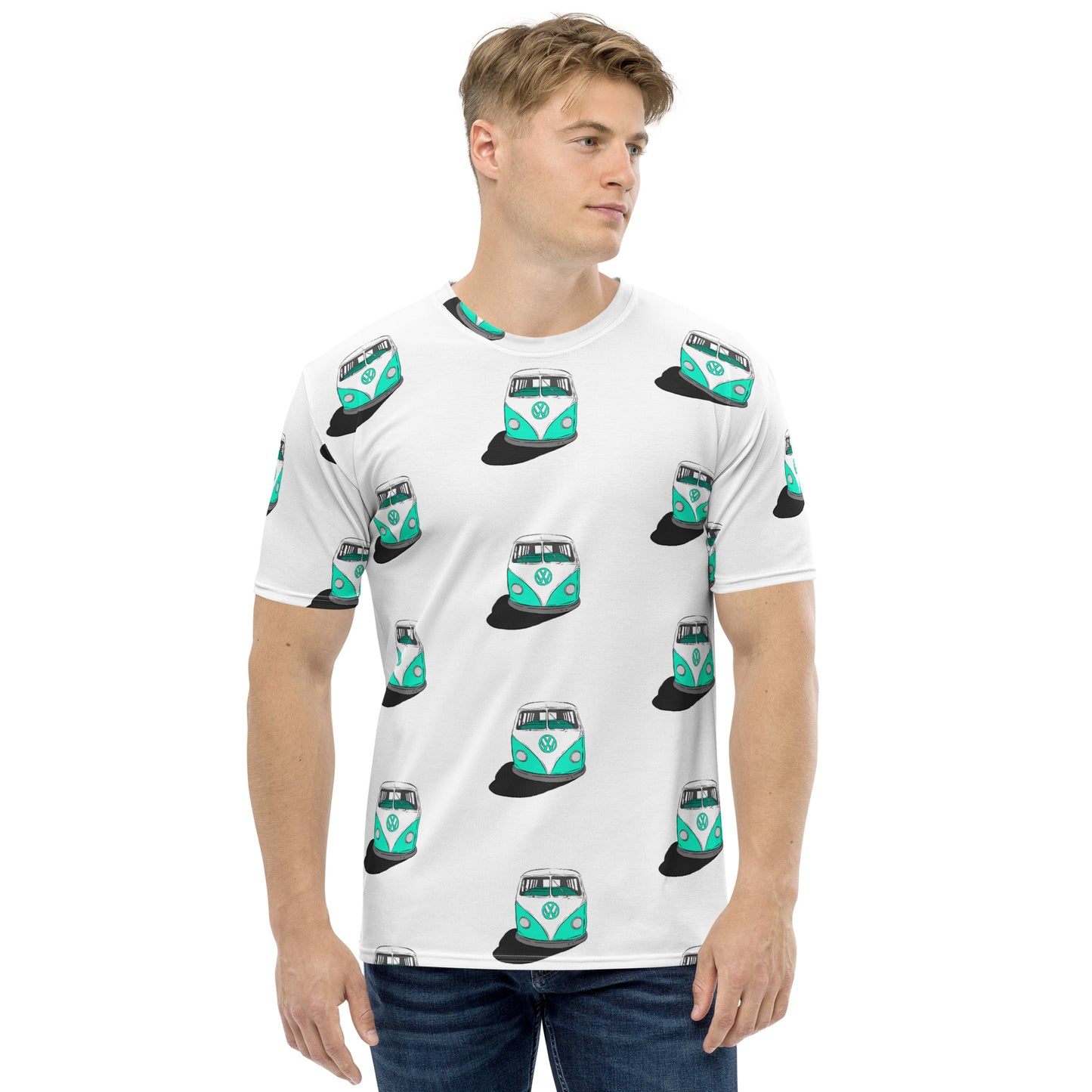 Teal VW Van Men's t-shirt