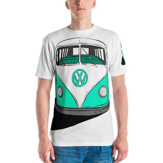 Teal VW Van Men's t-shirt