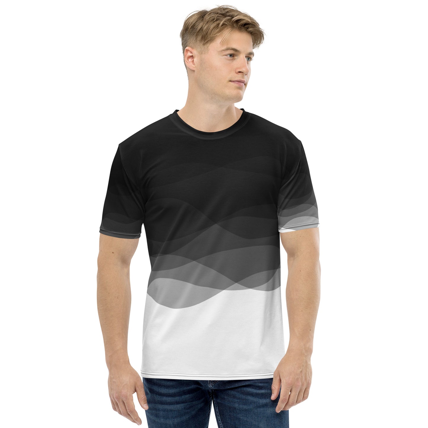 Graphite Waves Men's t-shirt