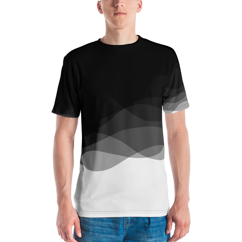 Graphite Waves Men's t-shirt