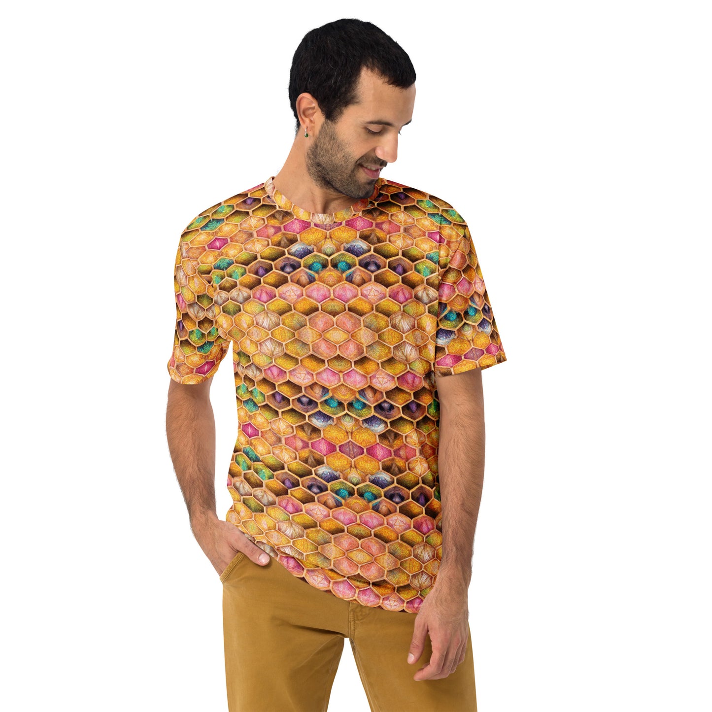 Rainbow Hive Radiance Men's t-shirt