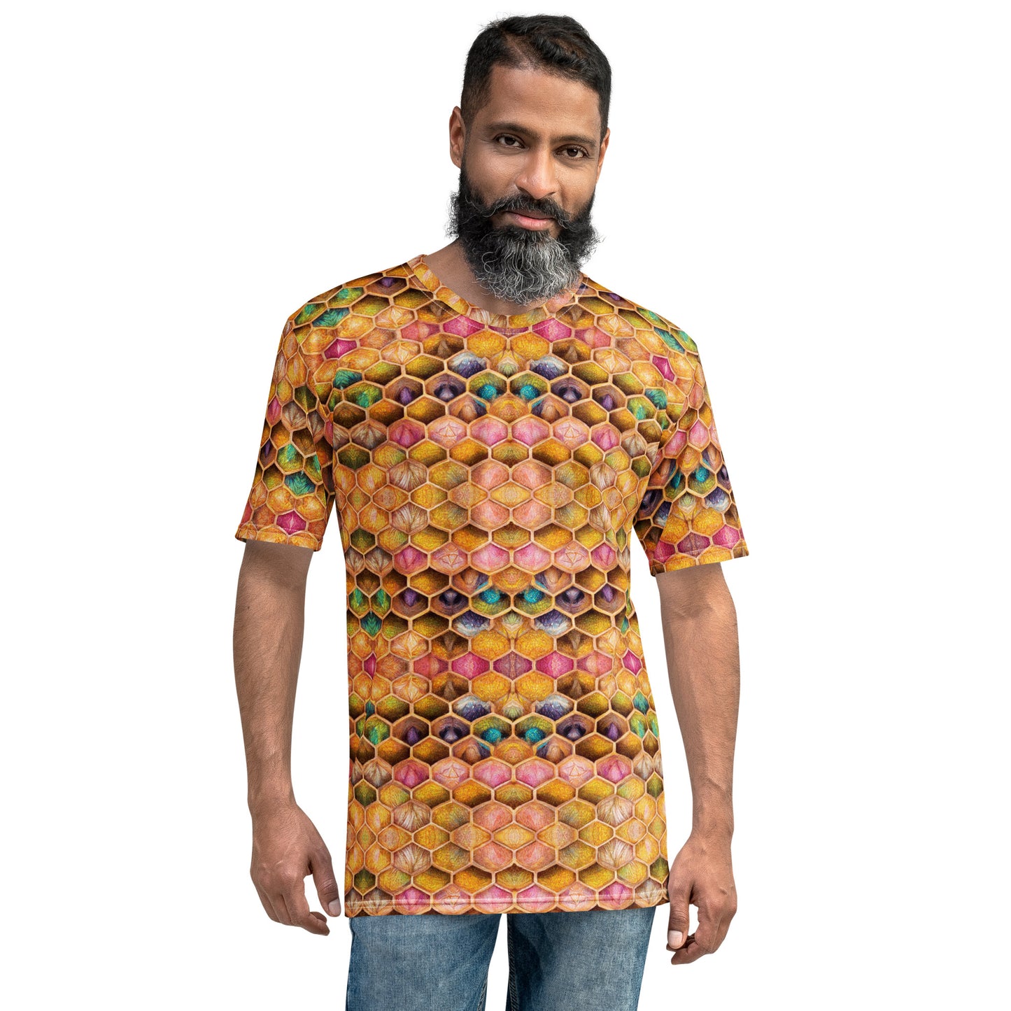 Rainbow Hive Radiance Men's t-shirt