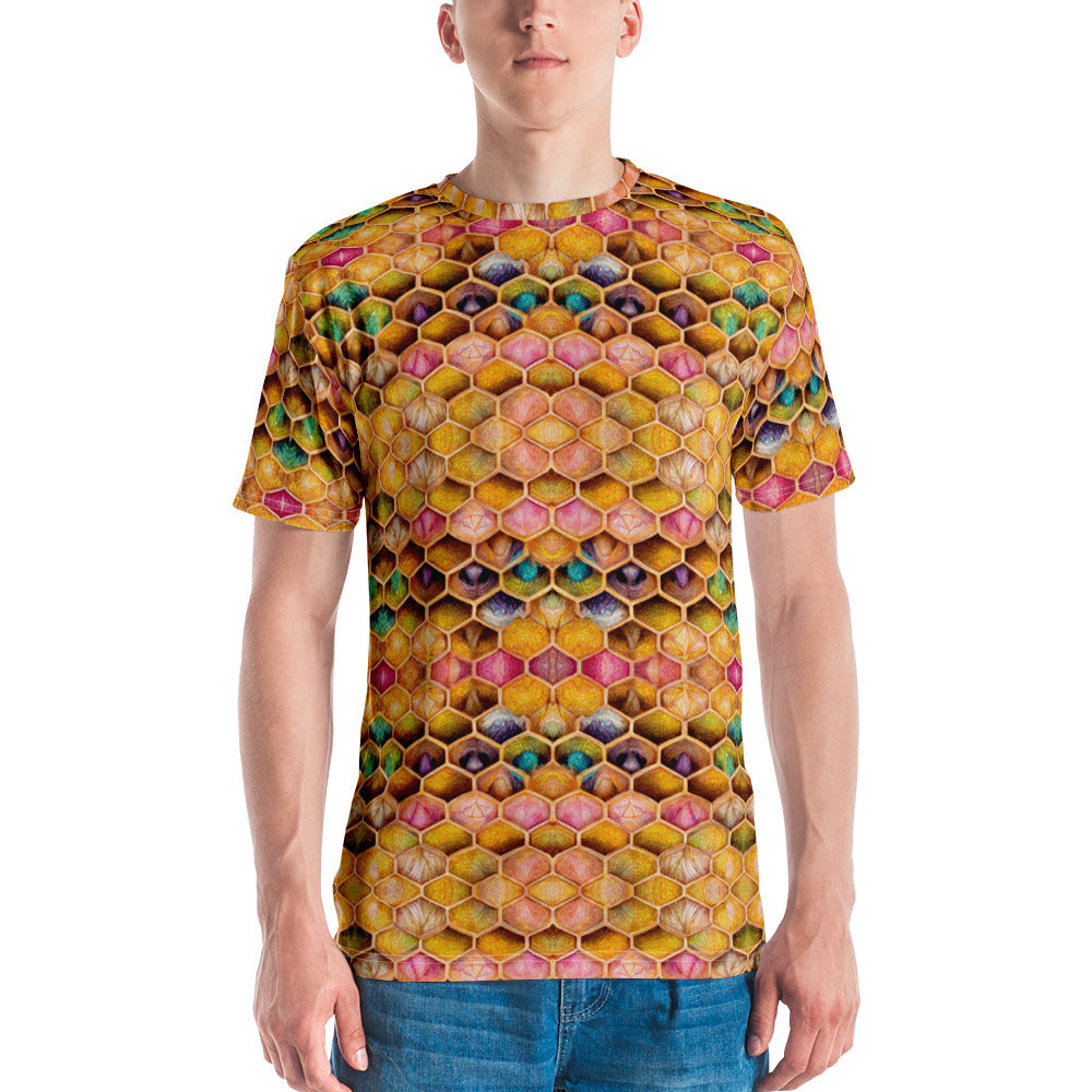 Rainbow Hive Radiance Men's t-shirt
