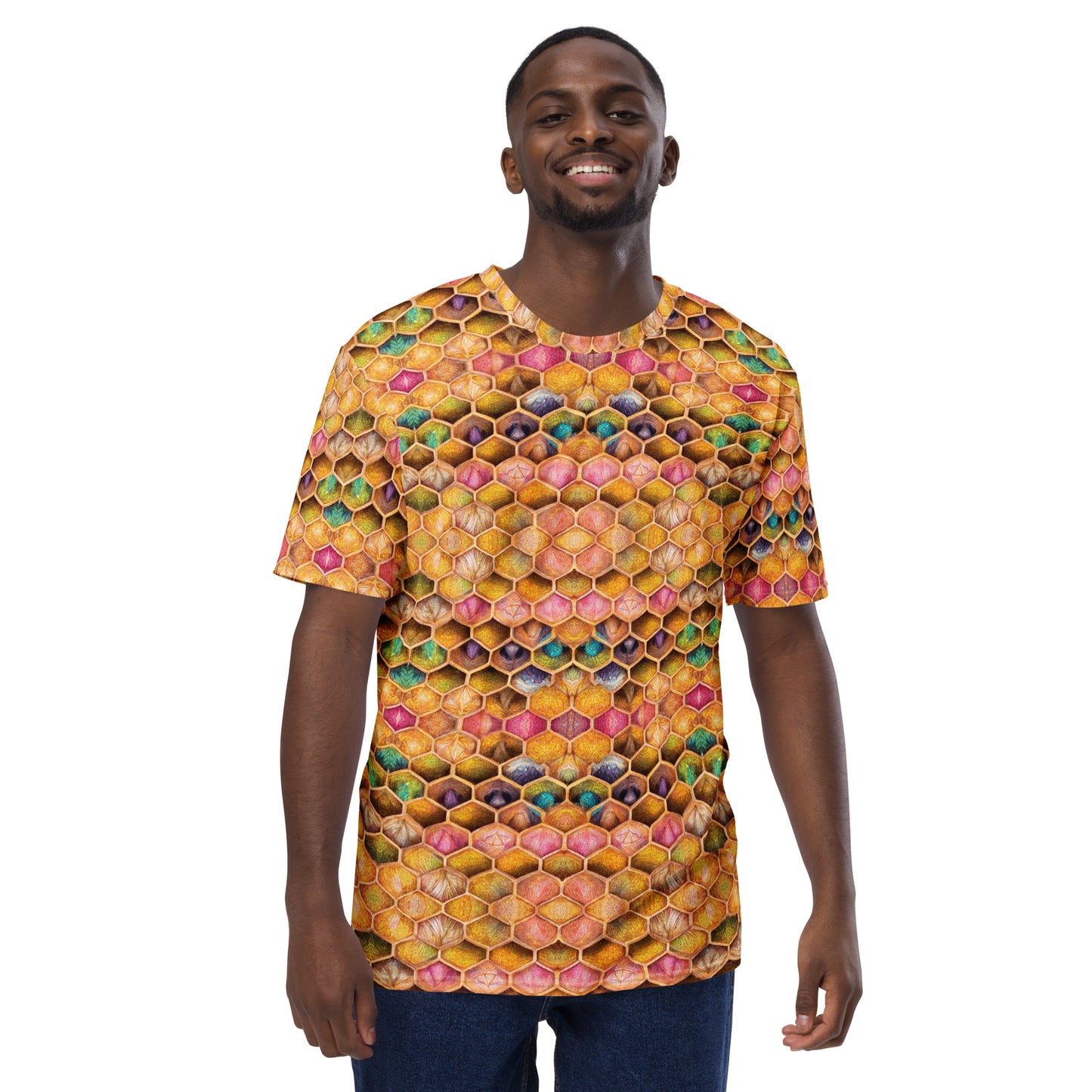 Rainbow Hive Radiance Men's t-shirt