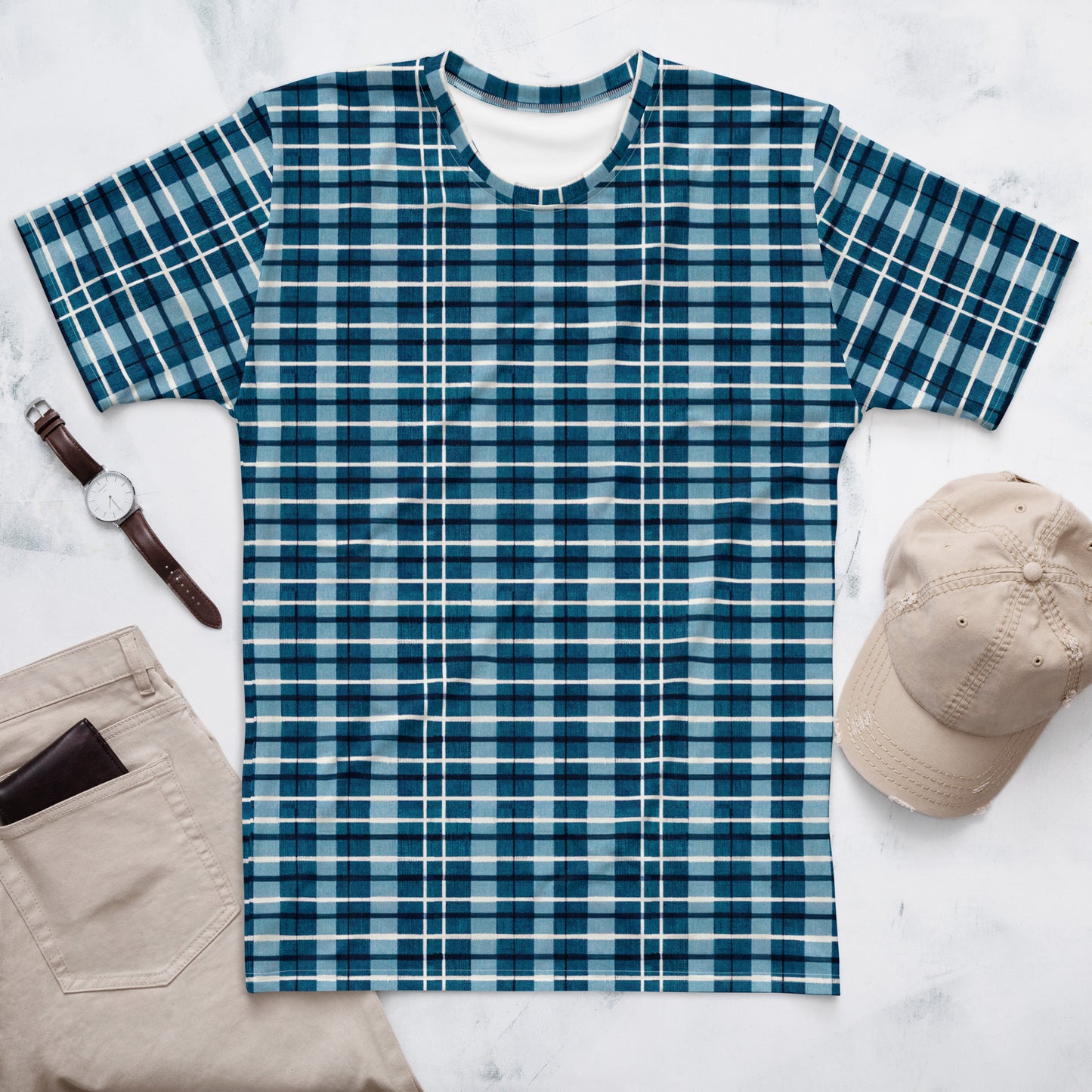 Scotsman’s Skyward Plaid Men's t-shirt