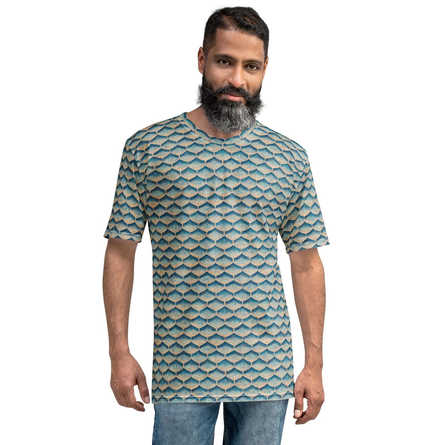 Seafoam Scales Men's t-shirt