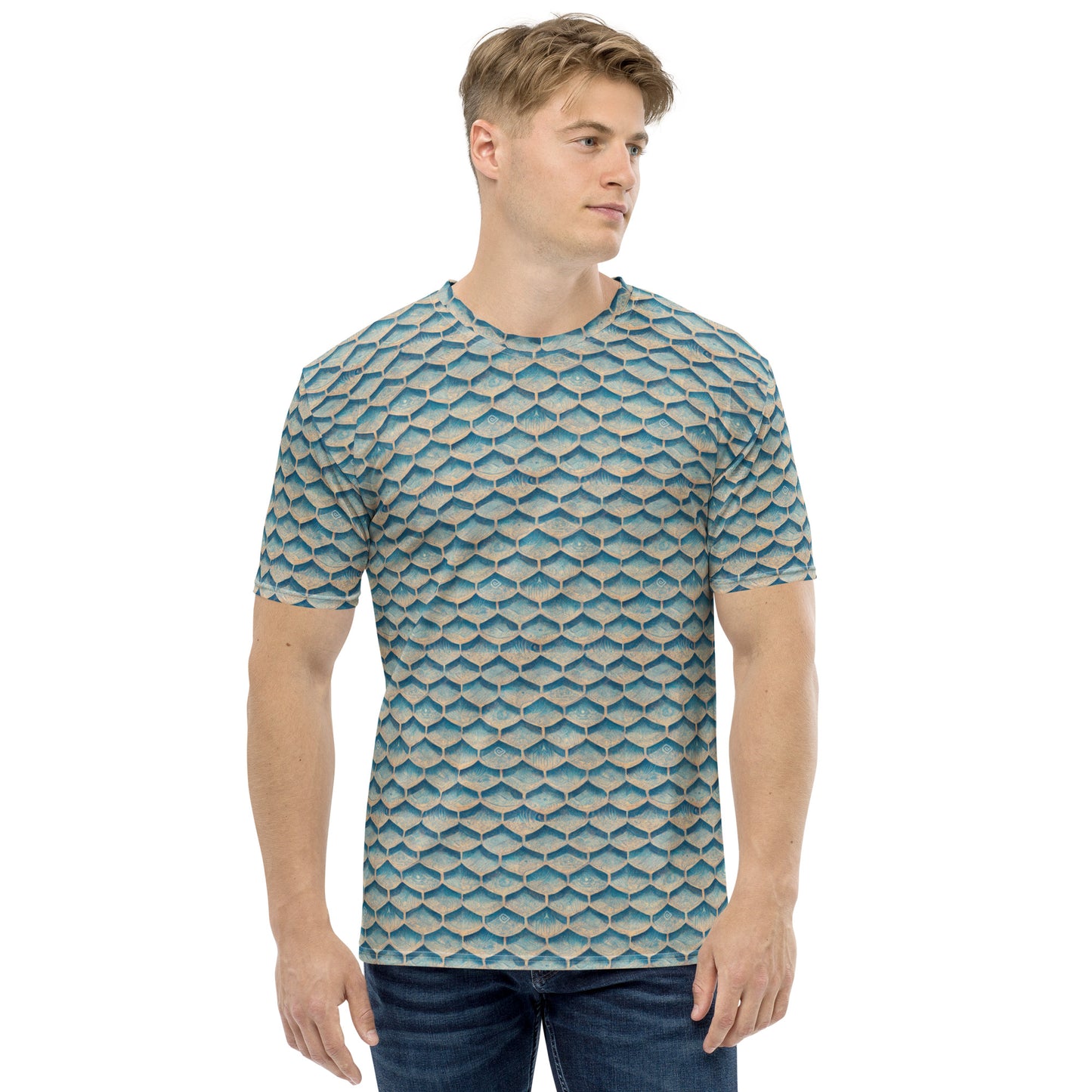 Seafoam Scales Men's t-shirt