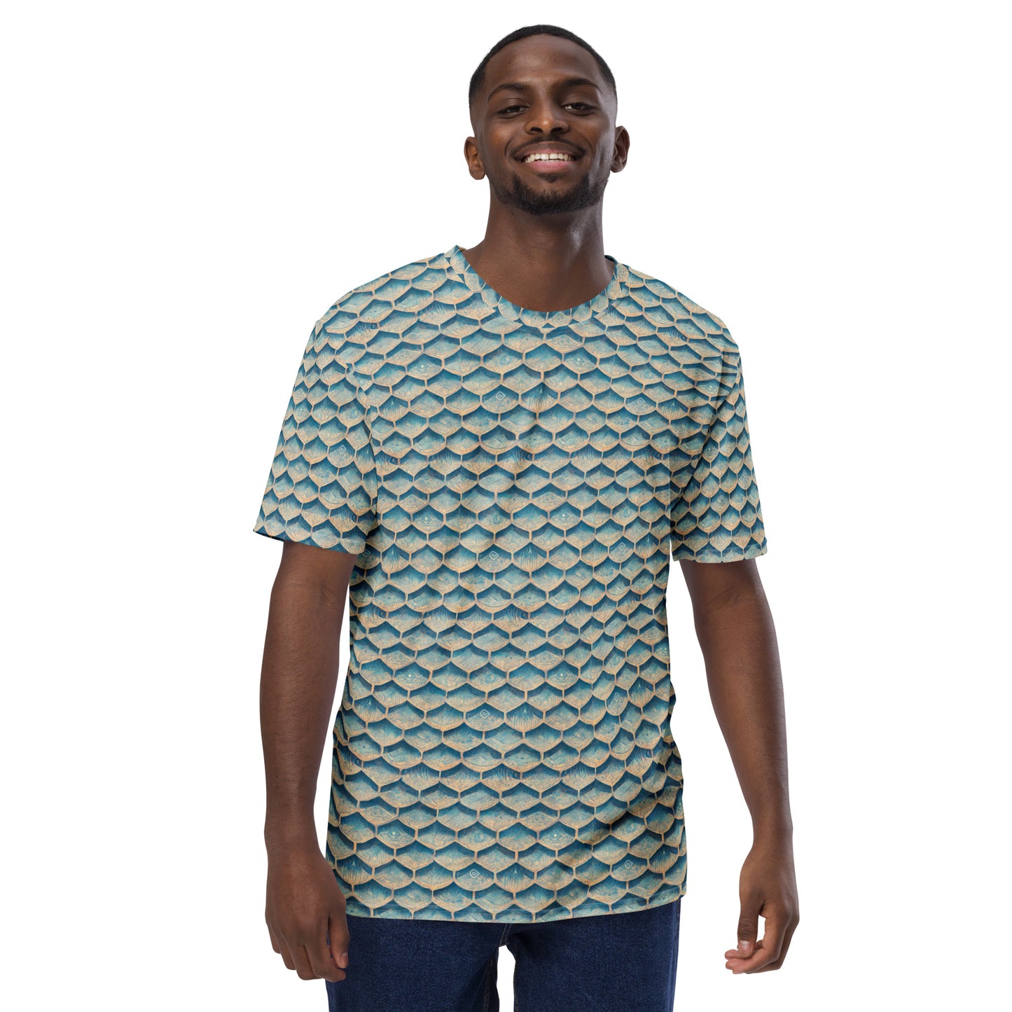 Seafoam Scales Men's t-shirt