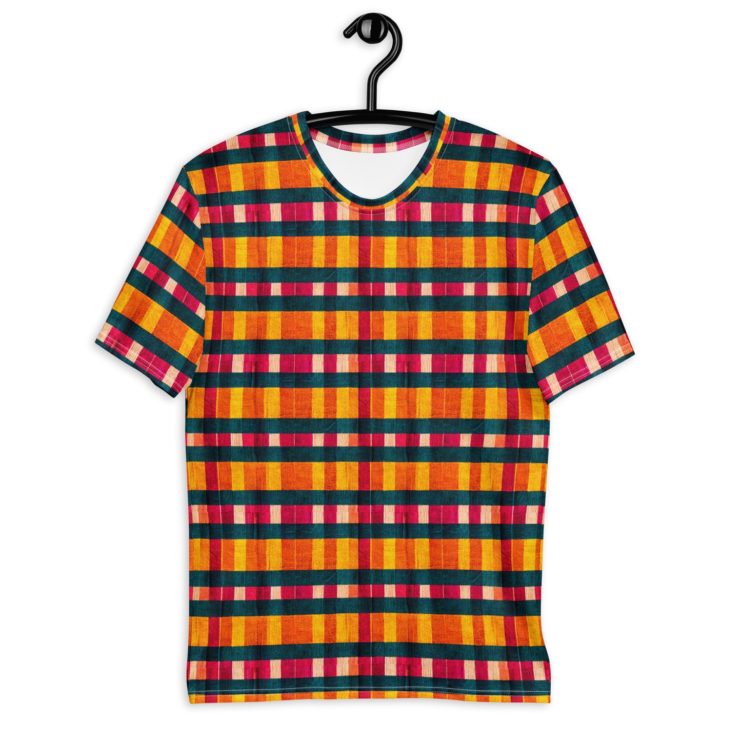 Tropical Fiesta Plaid Men's t-shirt