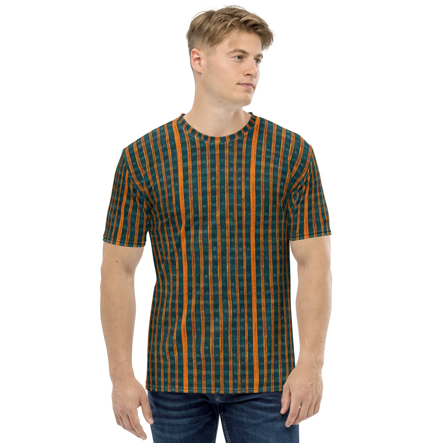 Teal & Tangerine Tapestry Men's t-shirt