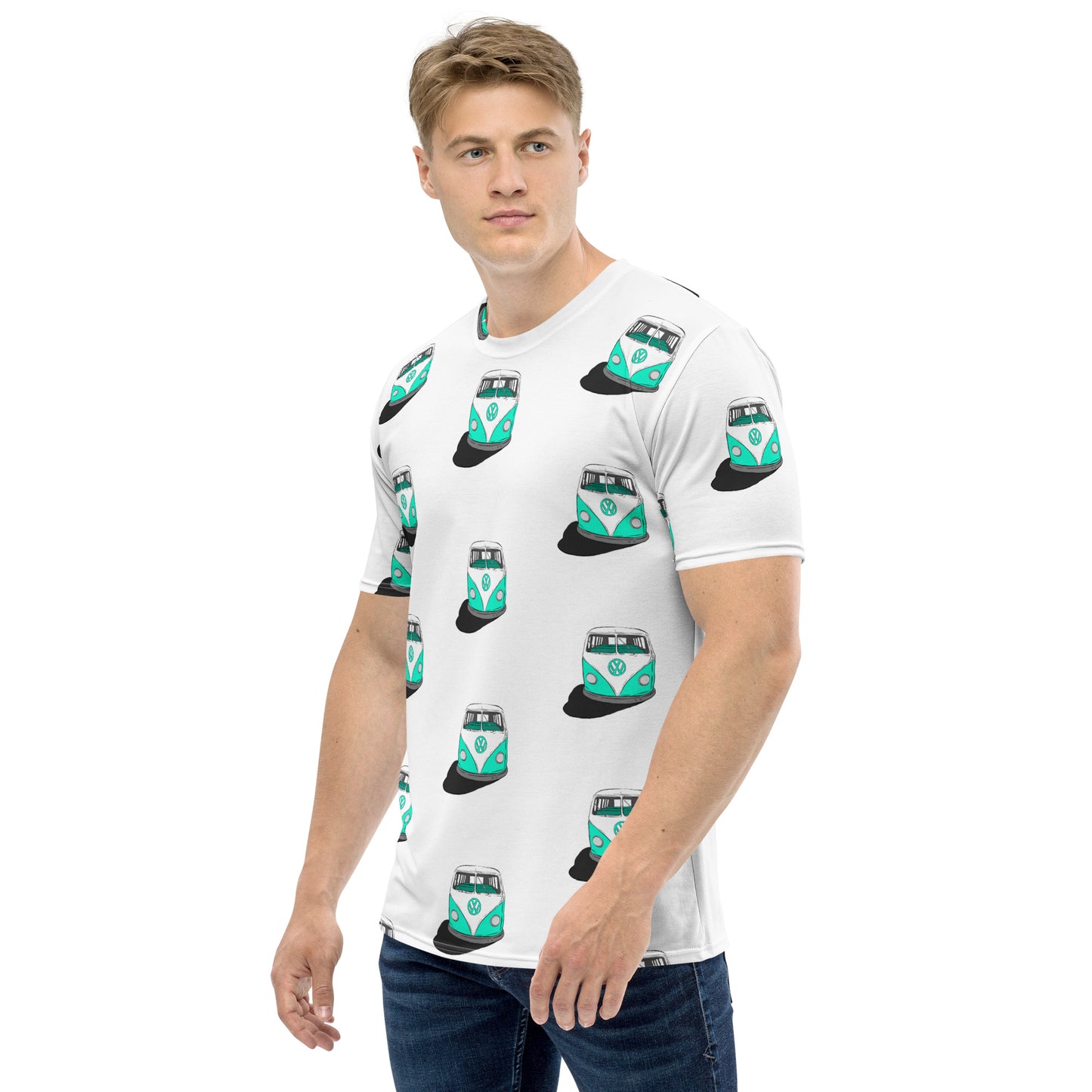 Teal VW Van Men's t-shirt