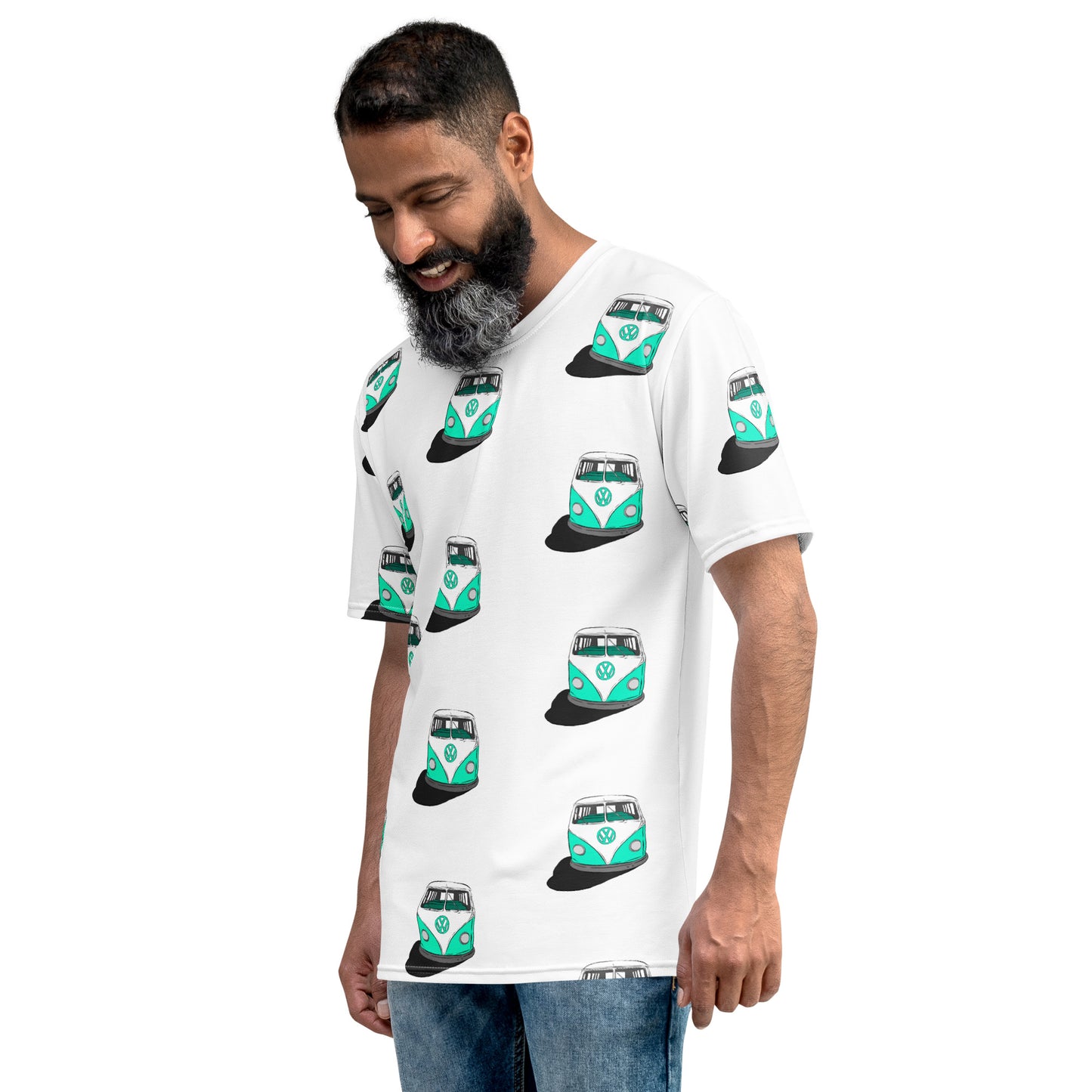 Teal VW Van Men's t-shirt