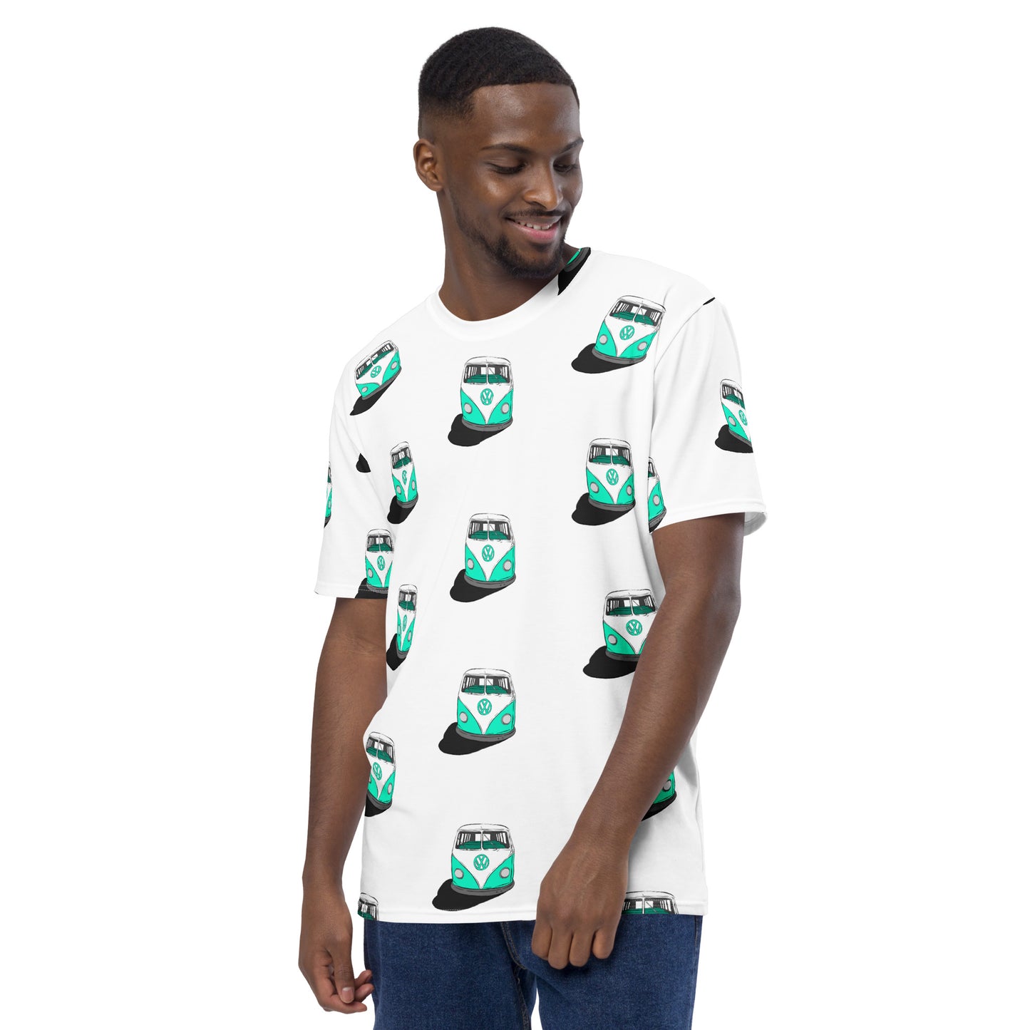 Teal VW Van Men's t-shirt