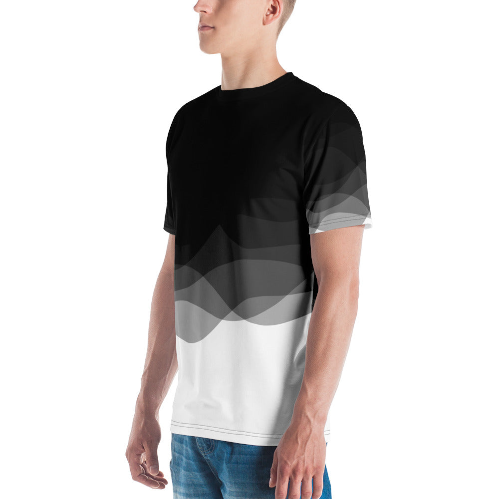 Graphite Waves Men's t-shirt