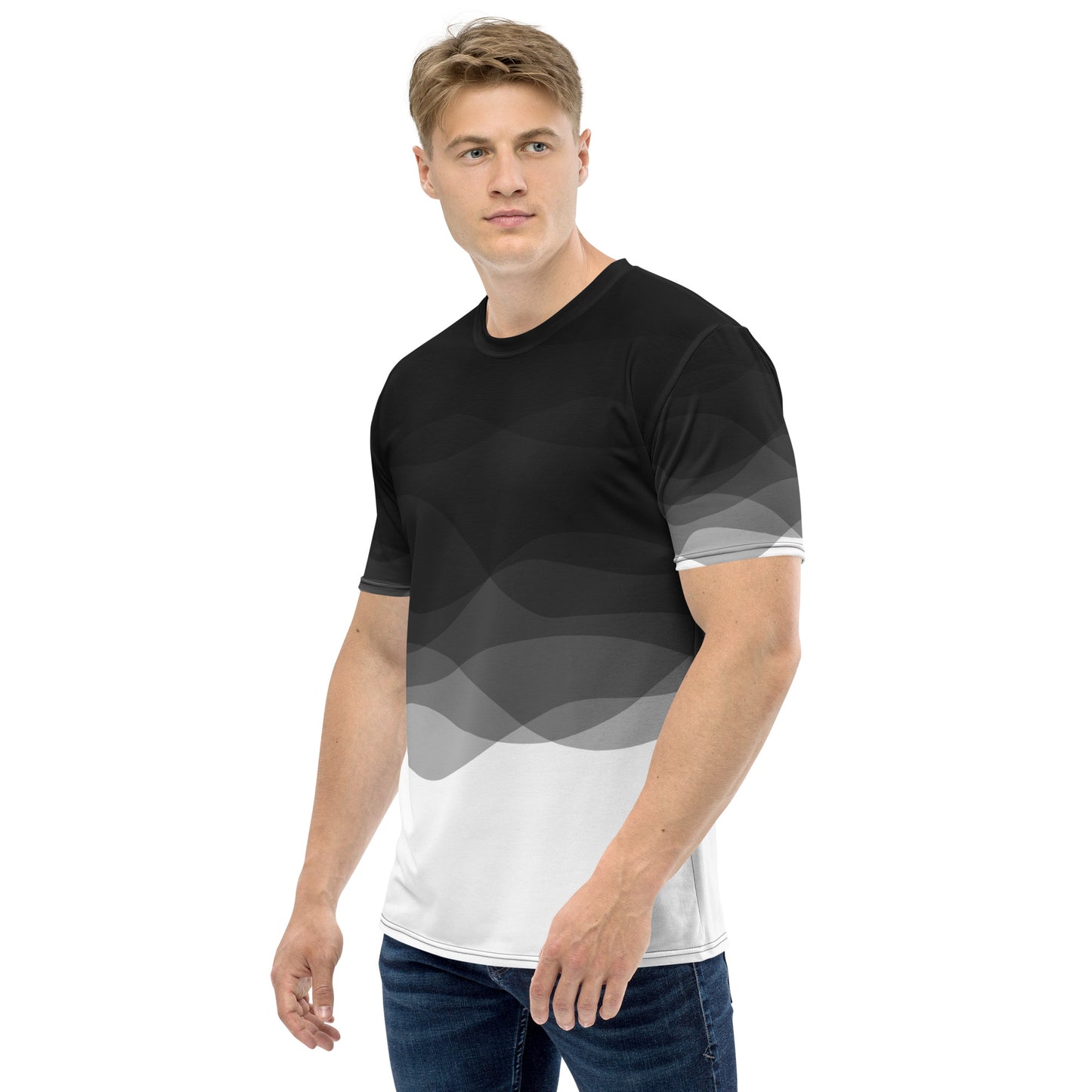 Graphite Waves Men's t-shirt