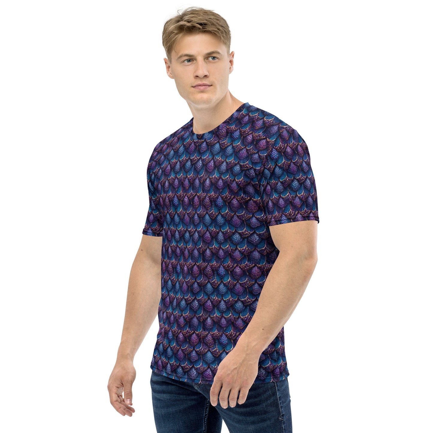 Luminosa, the Radiant Amethyst Drakon Men's t-shirt