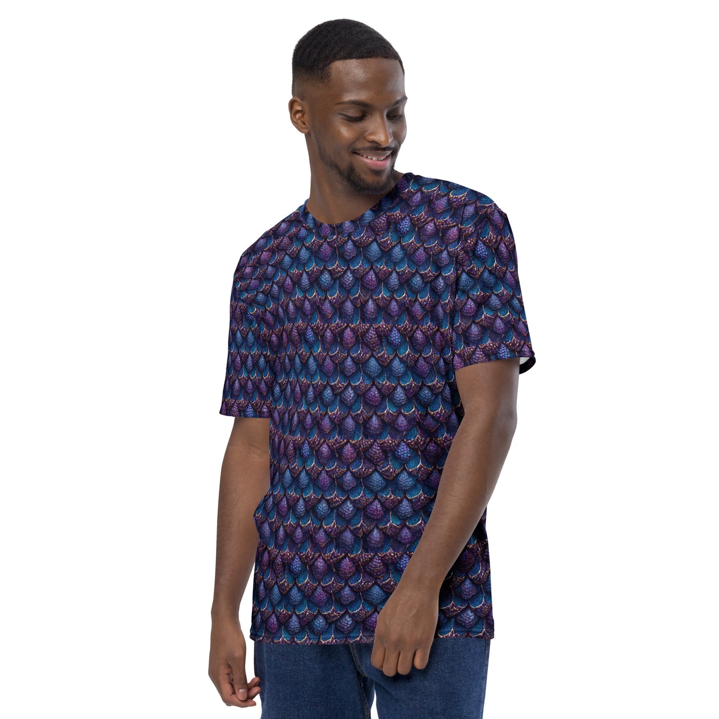 Luminosa, the Radiant Amethyst Drakon Men's t-shirt