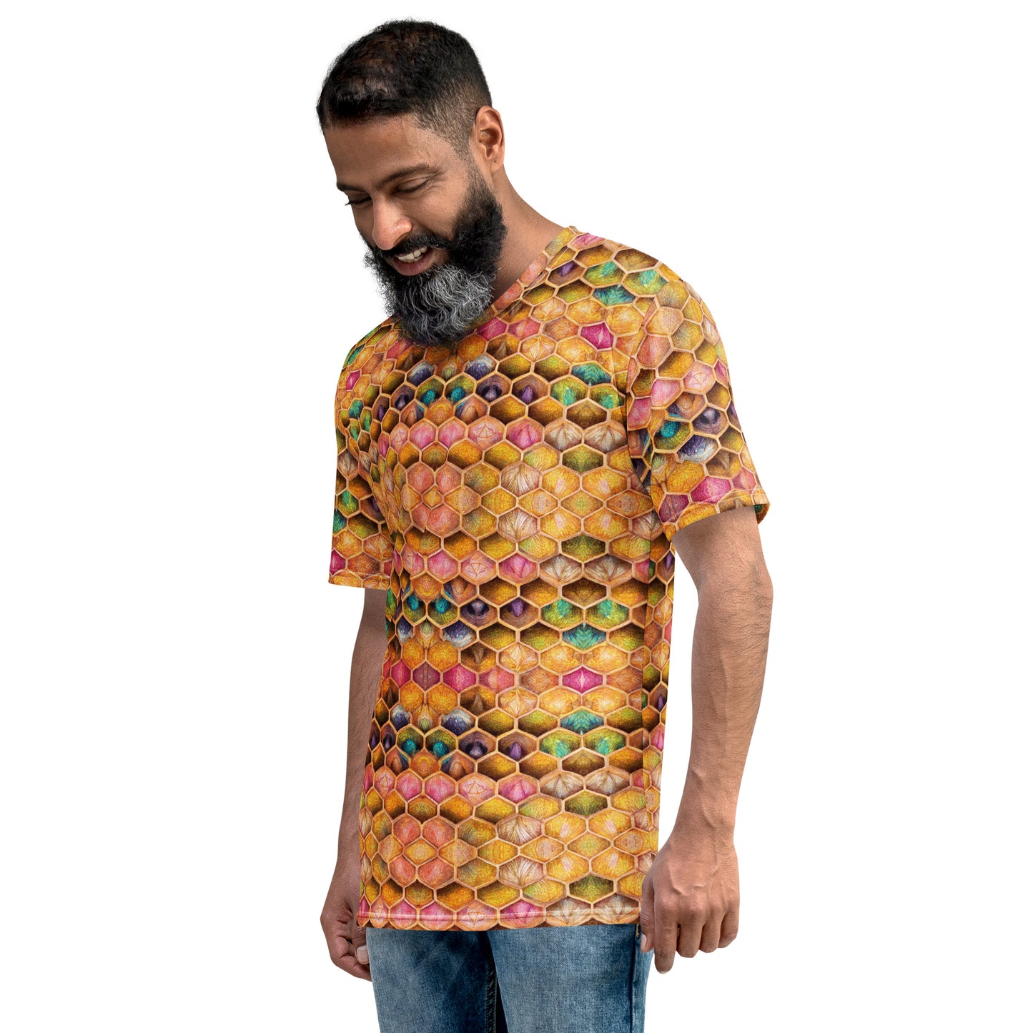 Rainbow Hive Radiance Men's t-shirt