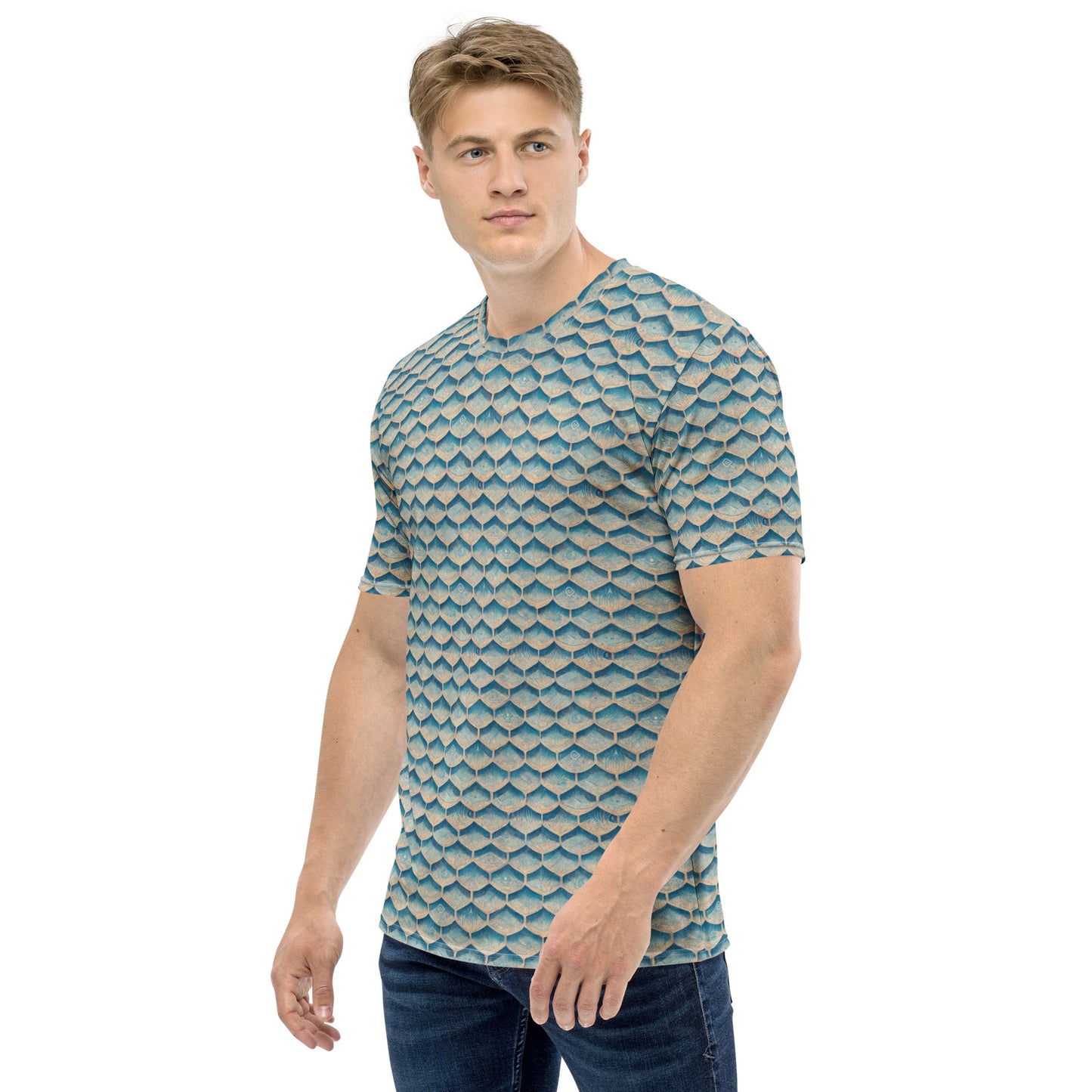 Seafoam Scales Men's t-shirt