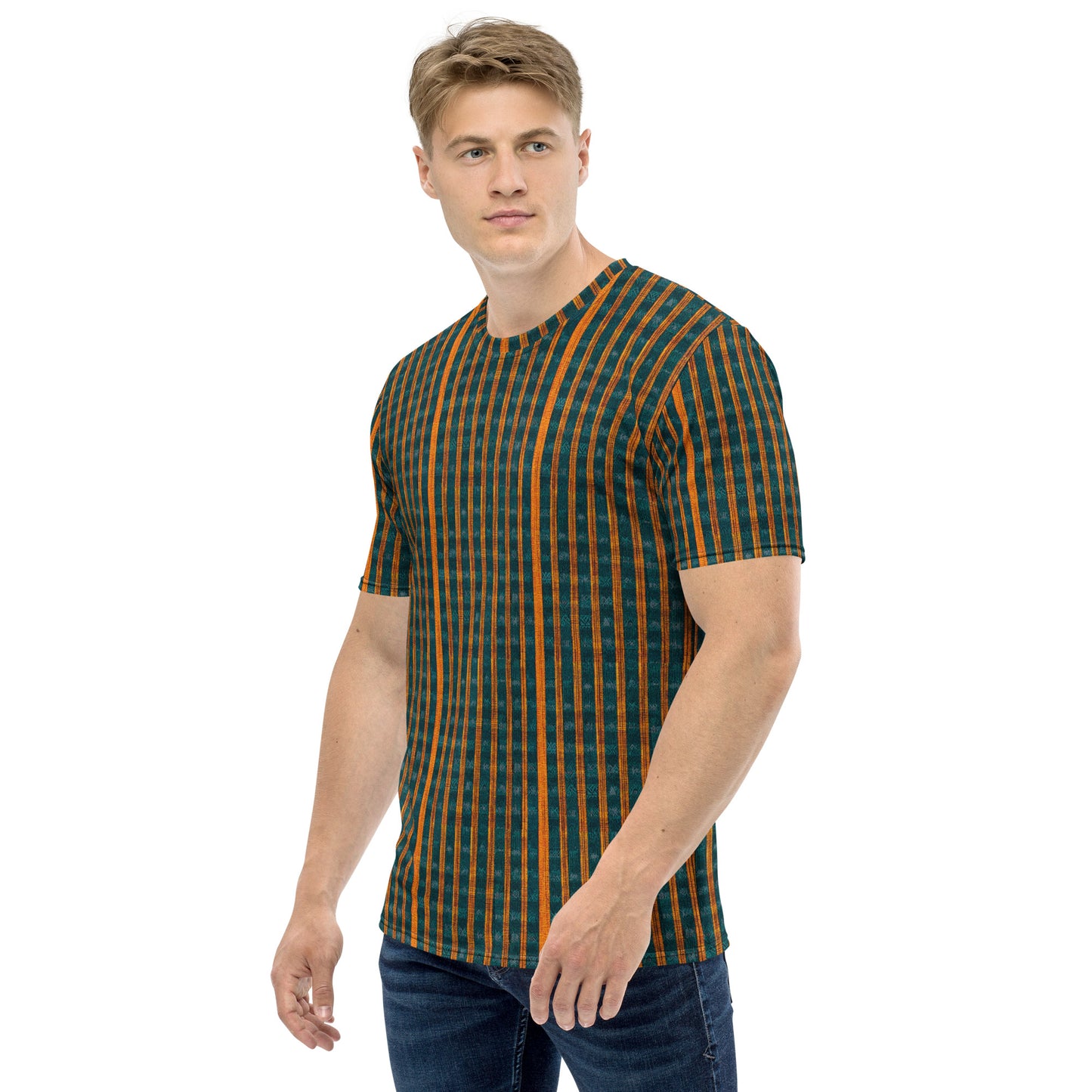 Teal & Tangerine Tapestry Men's t-shirt