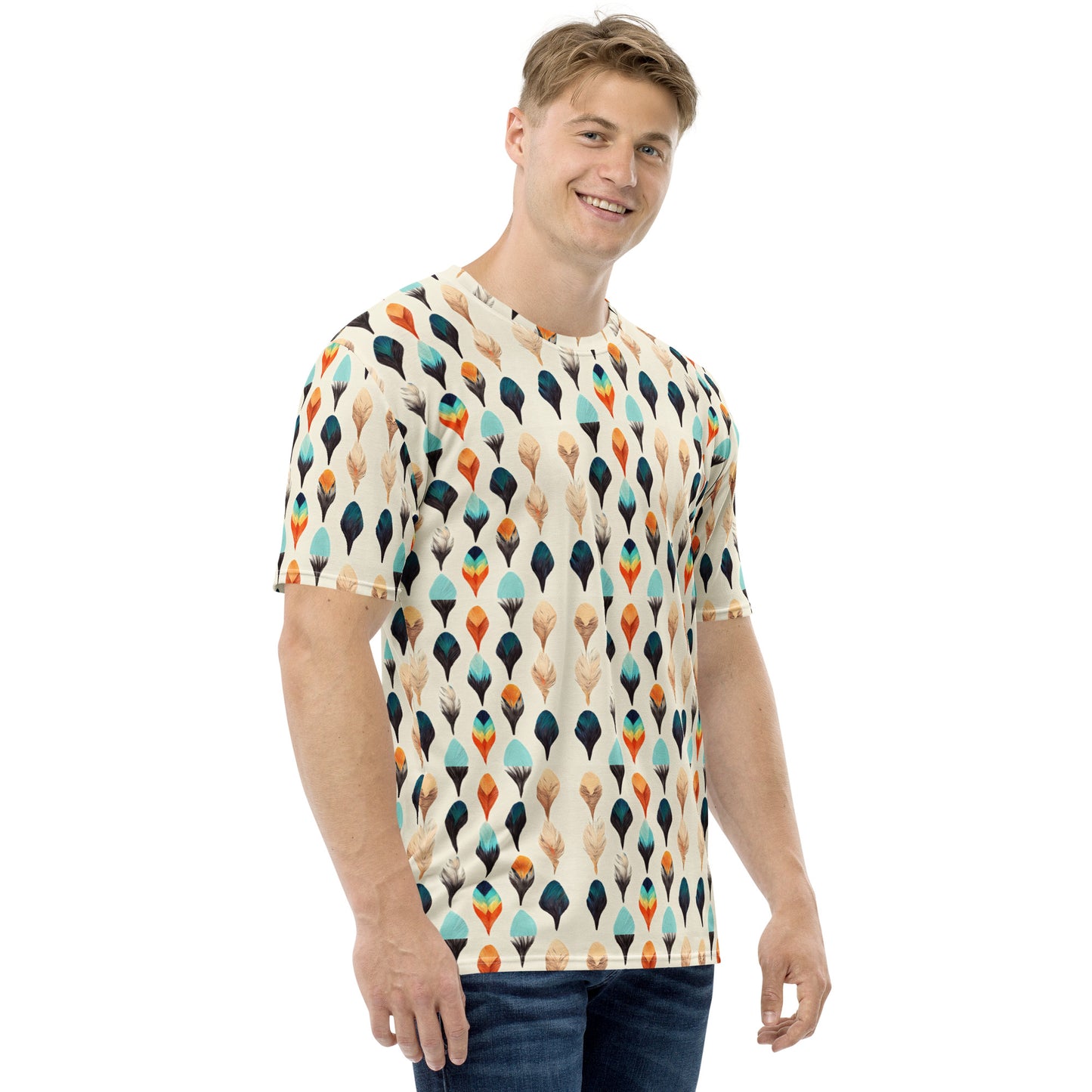 Colorful Plumes Men's t-shirt