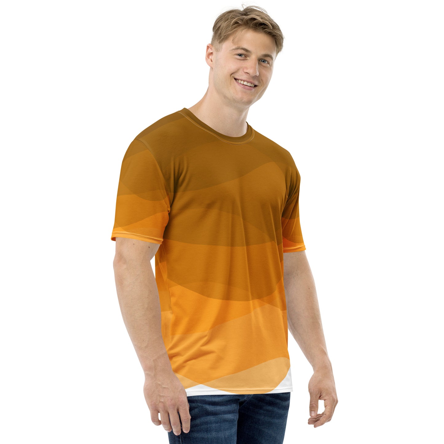 Tangerine Whirlpool Men's t-shirt