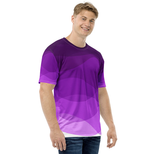 Plum Waves Men's t-shirt