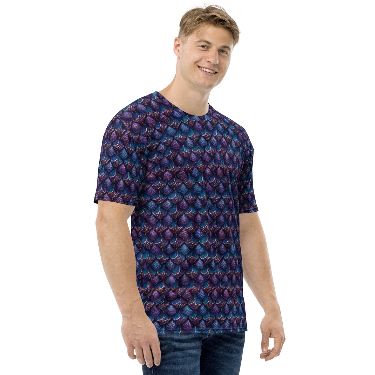 Luminosa, the Radiant Amethyst Drakon Men's t-shirt